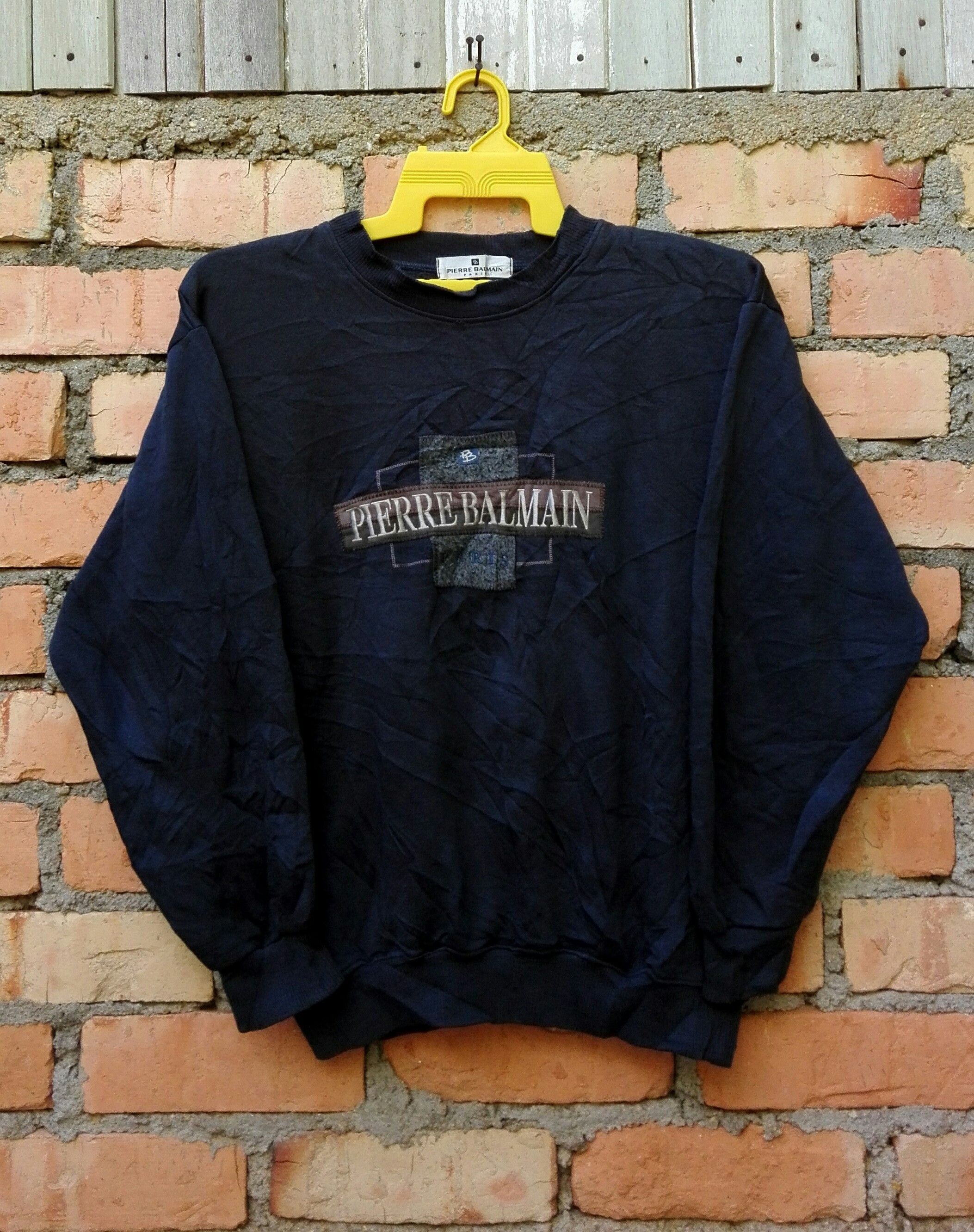 Pierre Balmain Sweatshirt Crewneck Medium Size