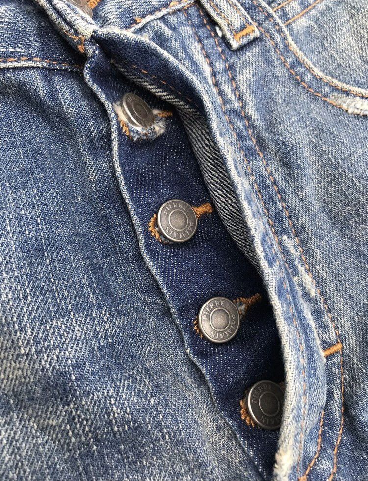 Japanese Brand × Vintage Vintage Pierre Balmain Distressed Ripped Jeans Size US 30 / EU 46 - 12 Thumbnail