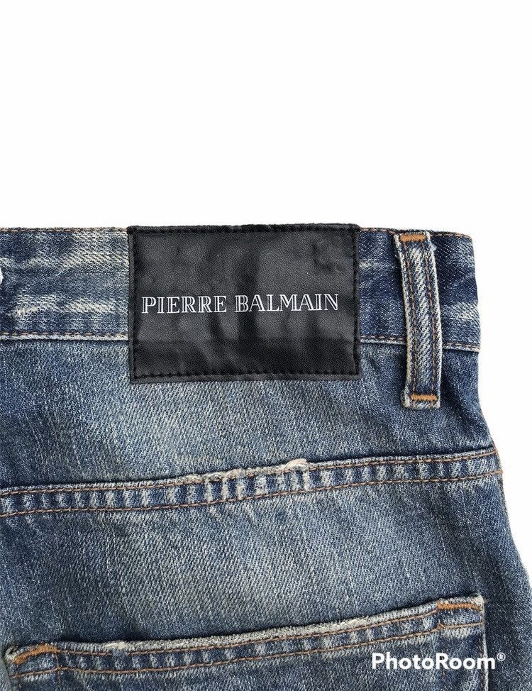 Japanese Brand × Vintage Vintage Pierre Balmain Distressed Ripped Jeans Size US 30 / EU 46 - 10 Thumbnail