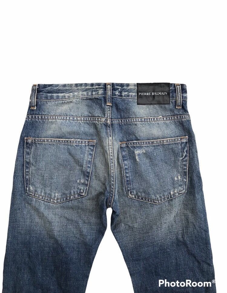Japanese Brand × Vintage Vintage Pierre Balmain Distressed Ripped Jeans Size US 30 / EU 46 - 9 Thumbnail