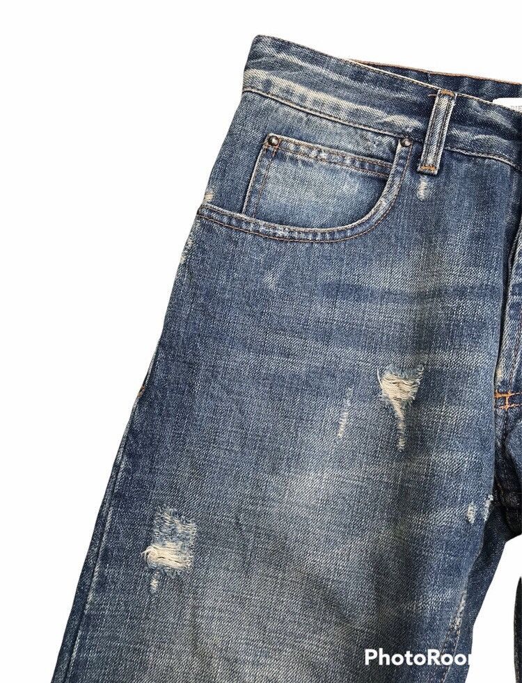 Japanese Brand × Vintage Vintage Pierre Balmain Distressed Ripped Jeans Size US 30 / EU 46 - 6 Thumbnail