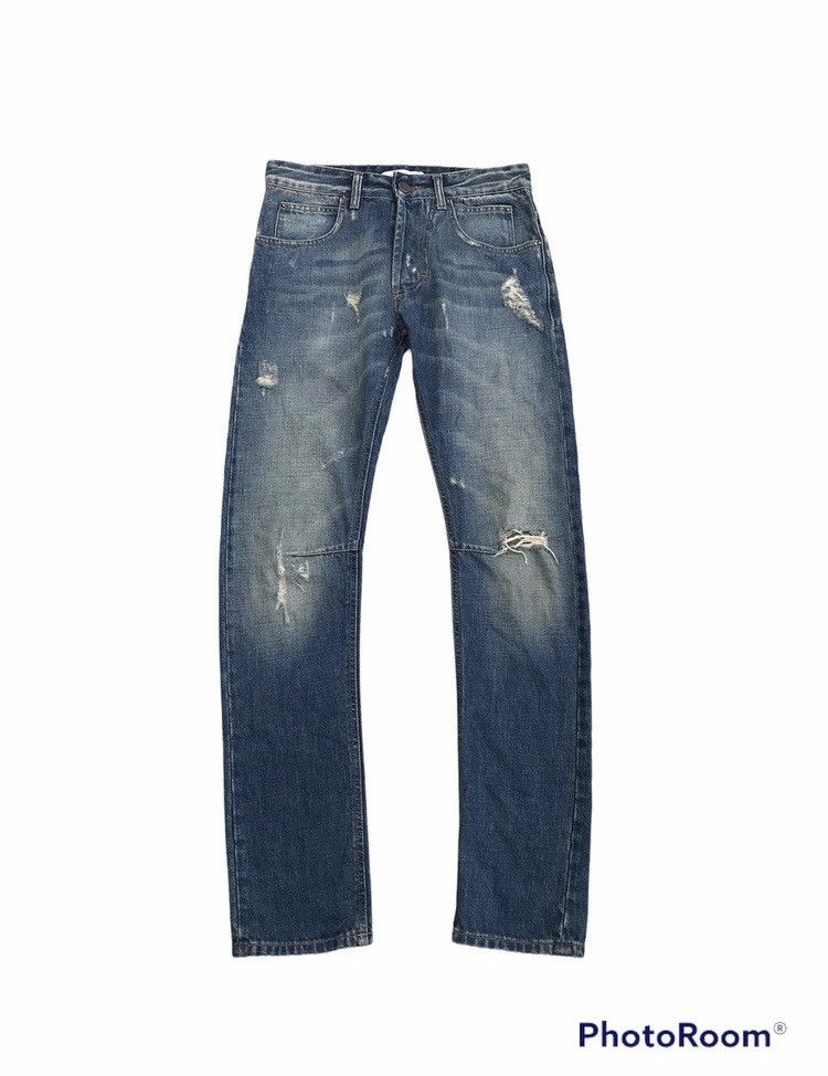Japanese Brand × Vintage Vintage Pierre Balmain Distressed Ripped Jeans Size US 30 / EU 46 - 1 Thumbnail