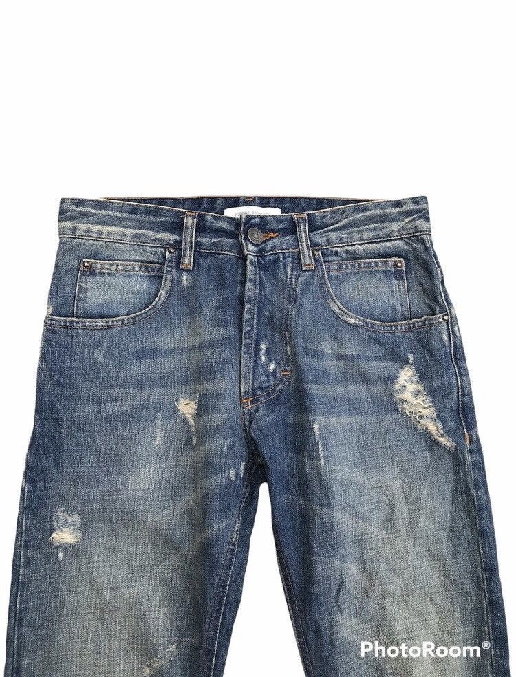 Japanese Brand × Vintage Vintage Pierre Balmain Distressed Ripped Jeans Size US 30 / EU 46 - 2 Thumbnail