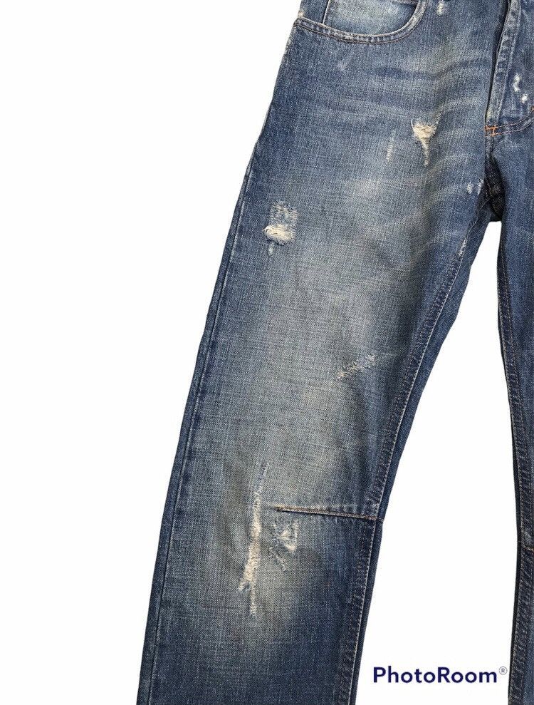 Japanese Brand × Vintage Vintage Pierre Balmain Distressed Ripped Jeans Size US 30 / EU 46 - 4 Thumbnail