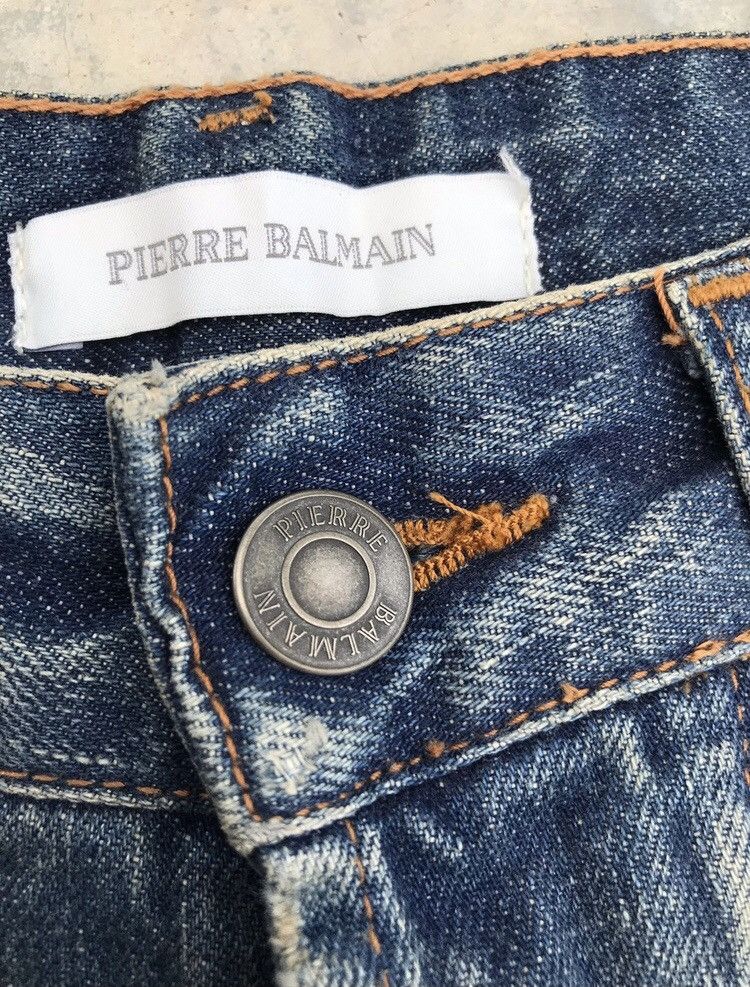 Japanese Brand × Vintage Vintage Pierre Balmain Distressed Ripped Jeans Size US 30 / EU 46 - 11 Thumbnail