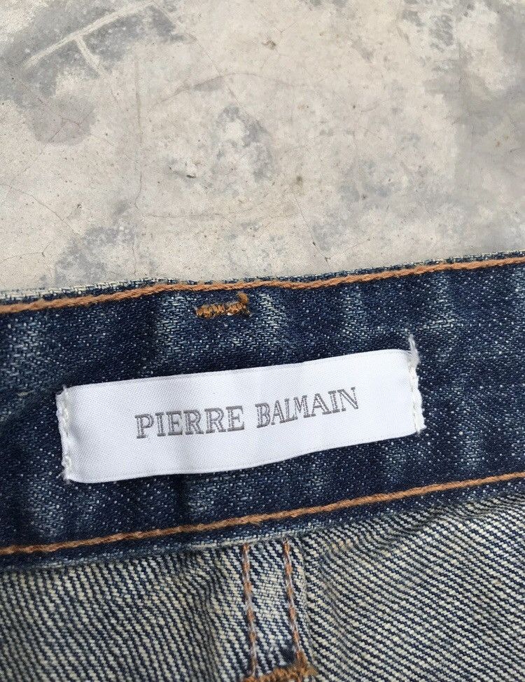 Japanese Brand × Vintage Vintage Pierre Balmain Distressed Ripped Jeans Size US 30 / EU 46 - 18 Thumbnail