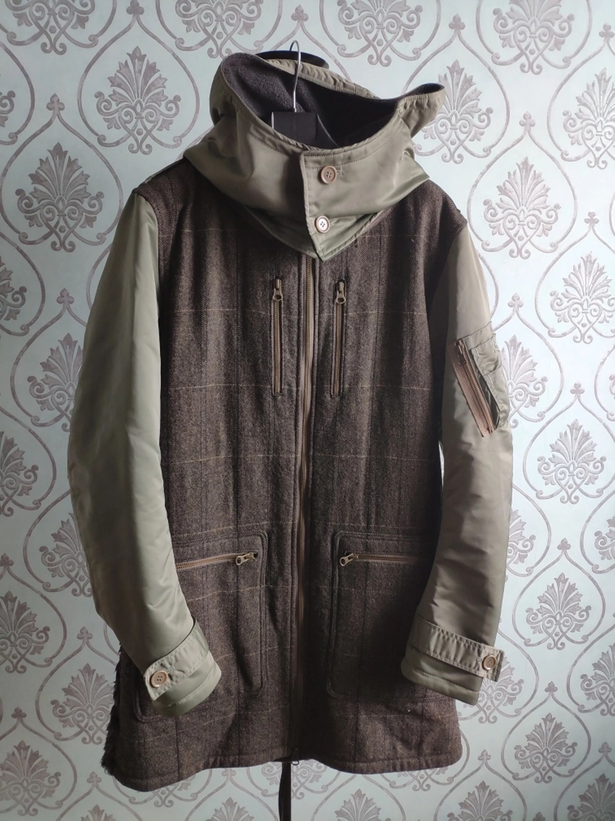 Share Spirit Homme Wool, nylon and fleece parka.Like Undercover or Visvim Size US S / EU 44-46 / 1 - 3 Thumbnail