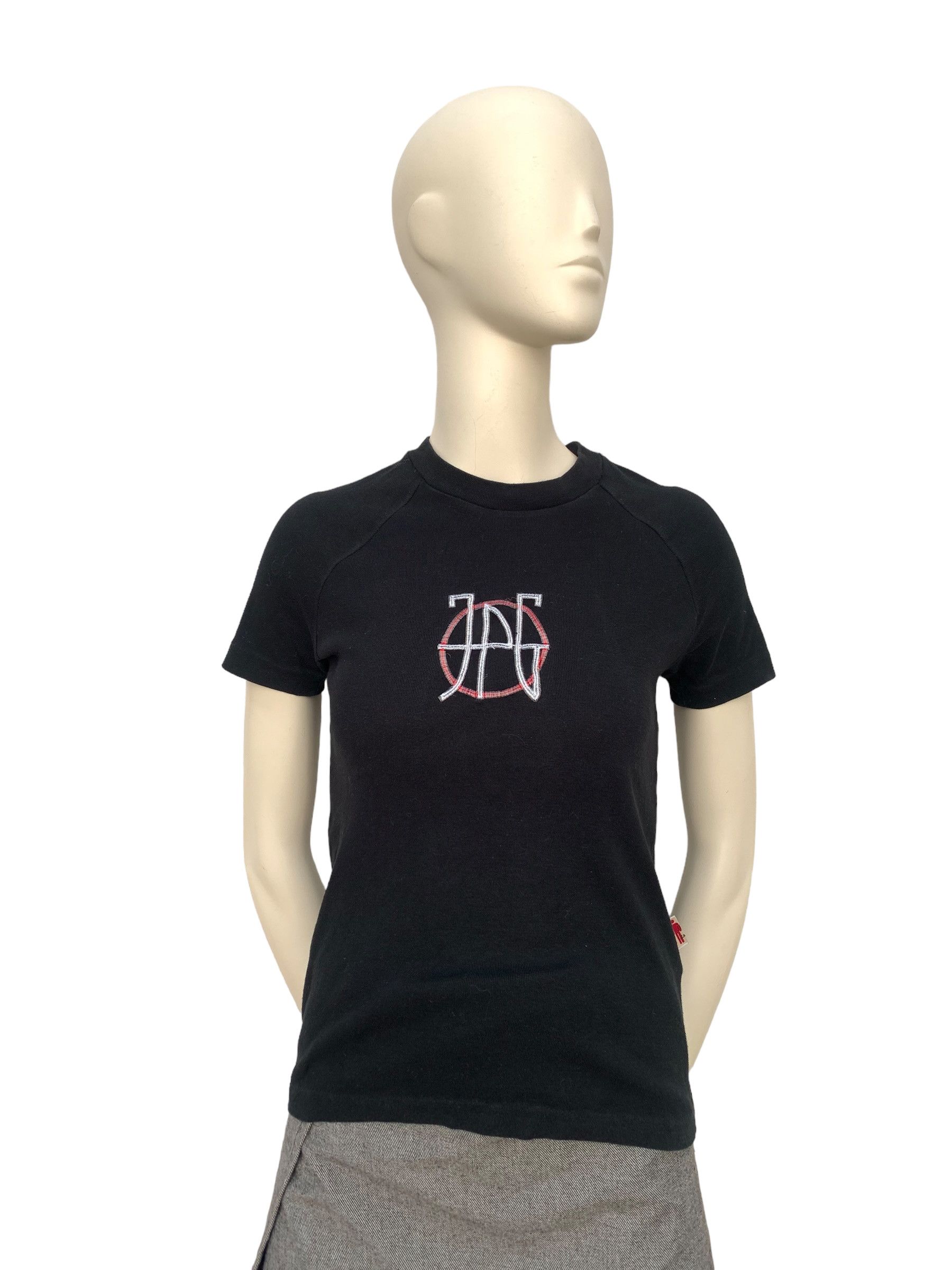 Jean Paul Gaultier Vintage Black T-shirt Size XS / US 0-2 / IT 36-38 - 2 Thumbnail