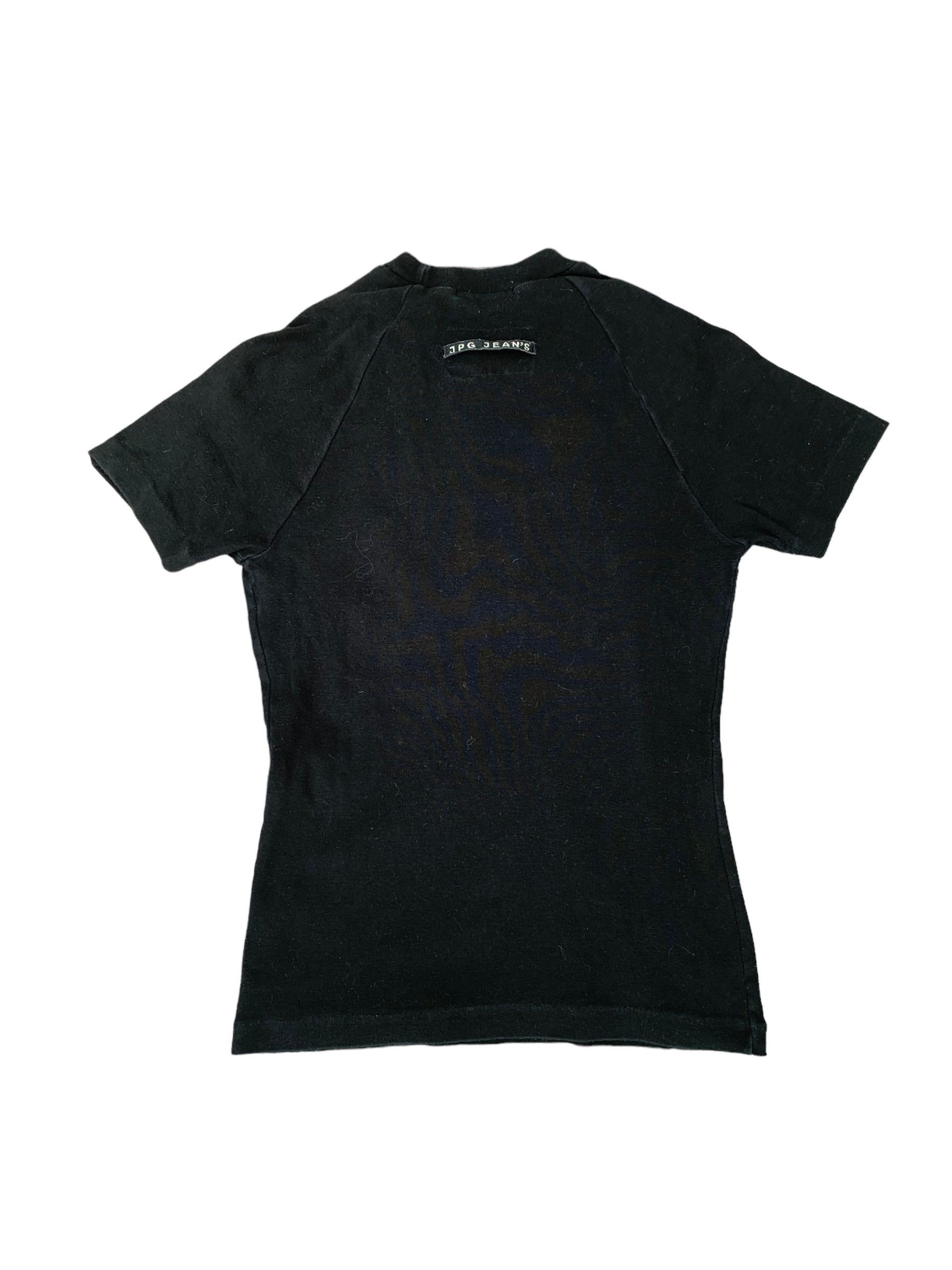 Jean Paul Gaultier Vintage Black T-shirt Size XS / US 0-2 / IT 36-38 - 5 Thumbnail