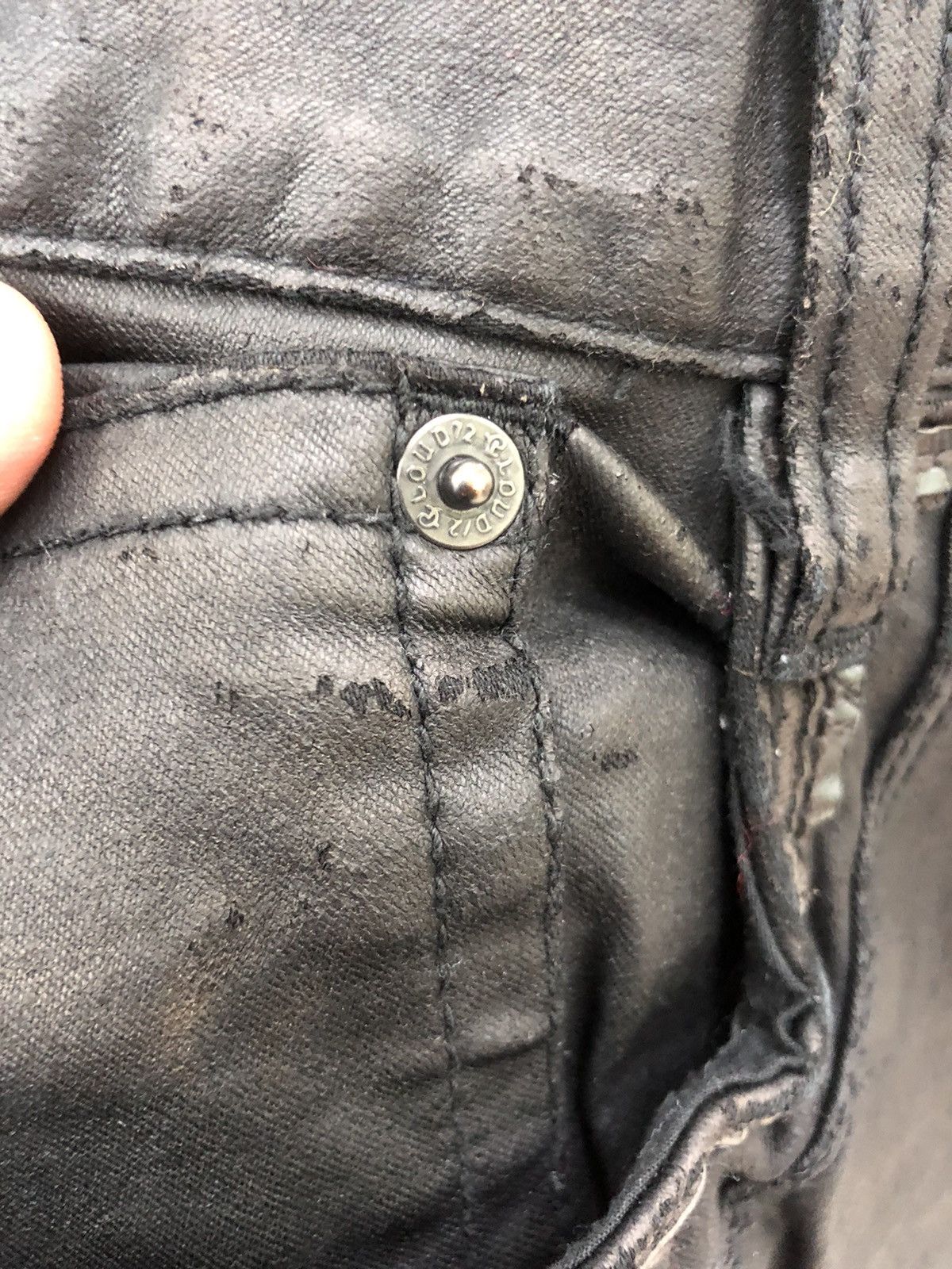Seditionaries Distressed Cloud 72 premium denim Polyurethan fabrik Size US 33 - 7 Thumbnail
