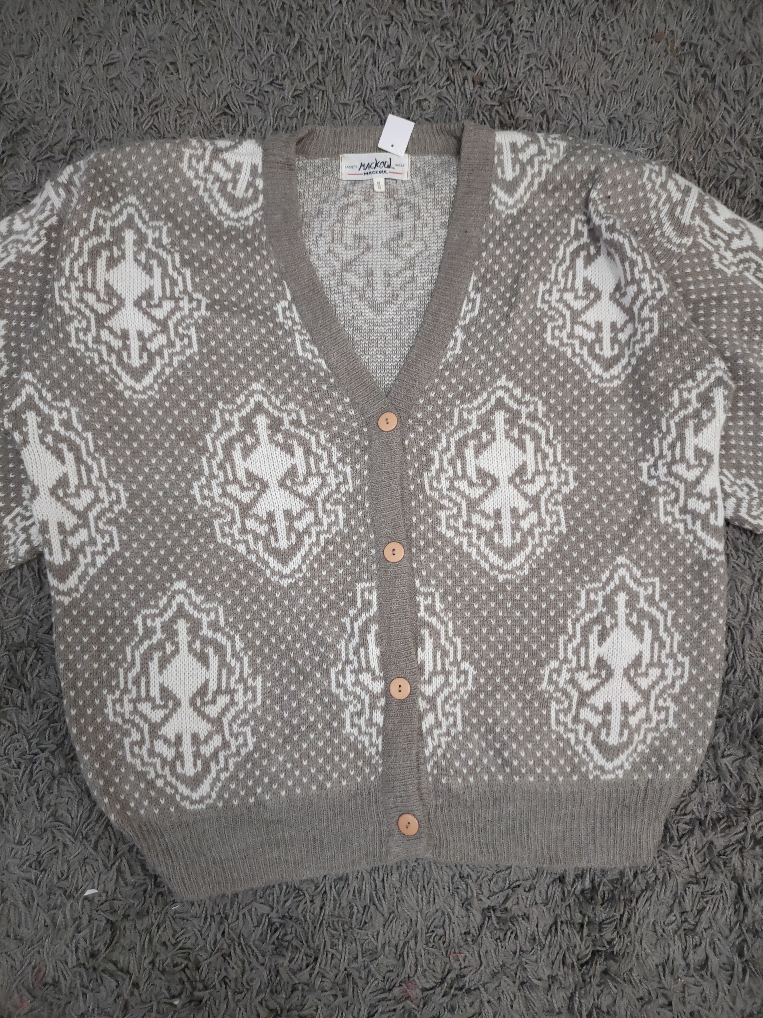 Homespun Knitwear DLL Mackoul pattern japan cardigan knitwear mohair #46-194 Size US M / EU 48-50 / 2 - 11 Thumbnail
