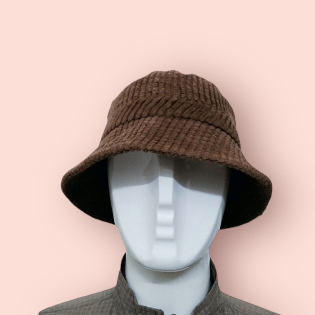 Vintage VINTAGE BROWN CORDUROY BUCKET HAT Size ONE SIZE - 2 Thumbnail