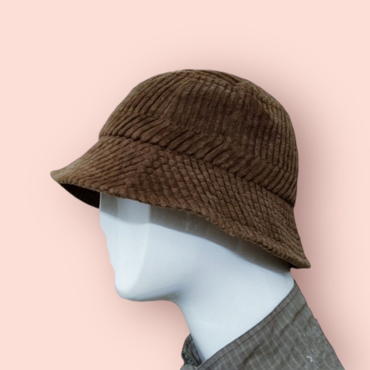 Vintage VINTAGE BROWN CORDUROY BUCKET HAT Size ONE SIZE - 1 Thumbnail