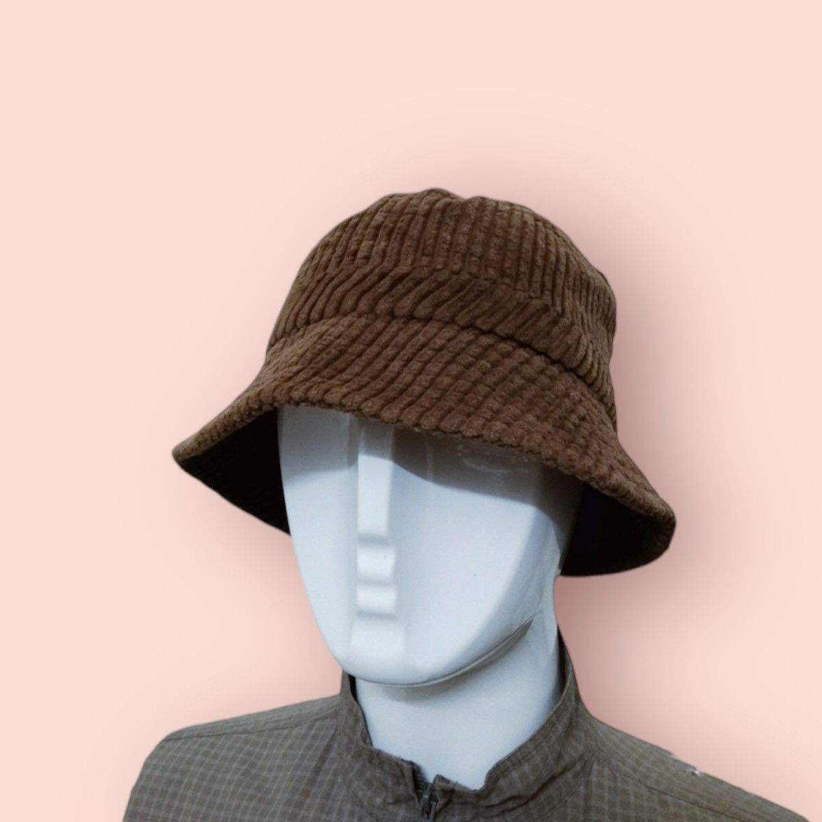 Vintage VINTAGE BROWN CORDUROY BUCKET HAT Size ONE SIZE - 3 Thumbnail
