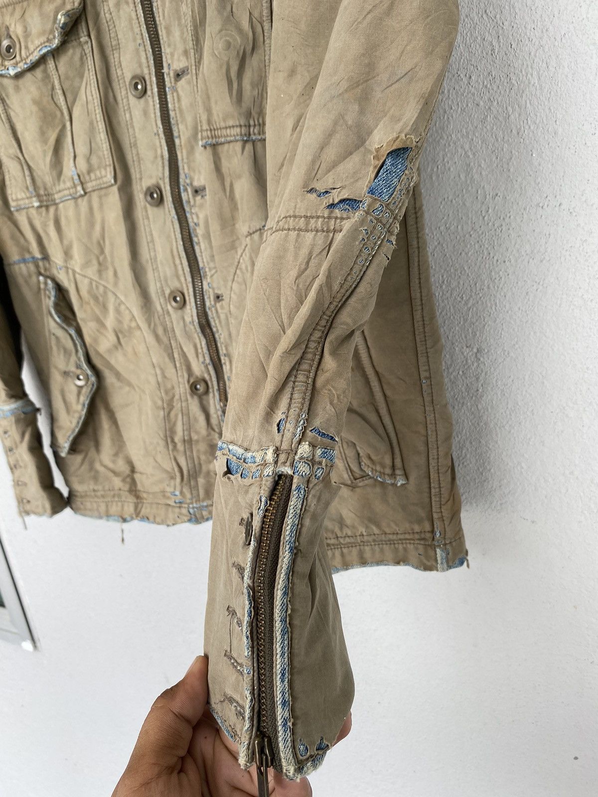 Ego Tripping × Vintage LAST DROP‼️Japanese Brand Distressed Denim Jacket Size US M / EU 48-50 / 2 - 6 Thumbnail