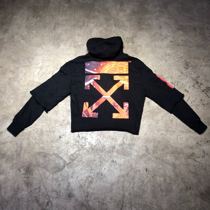 Off white hands store and planet hoodie