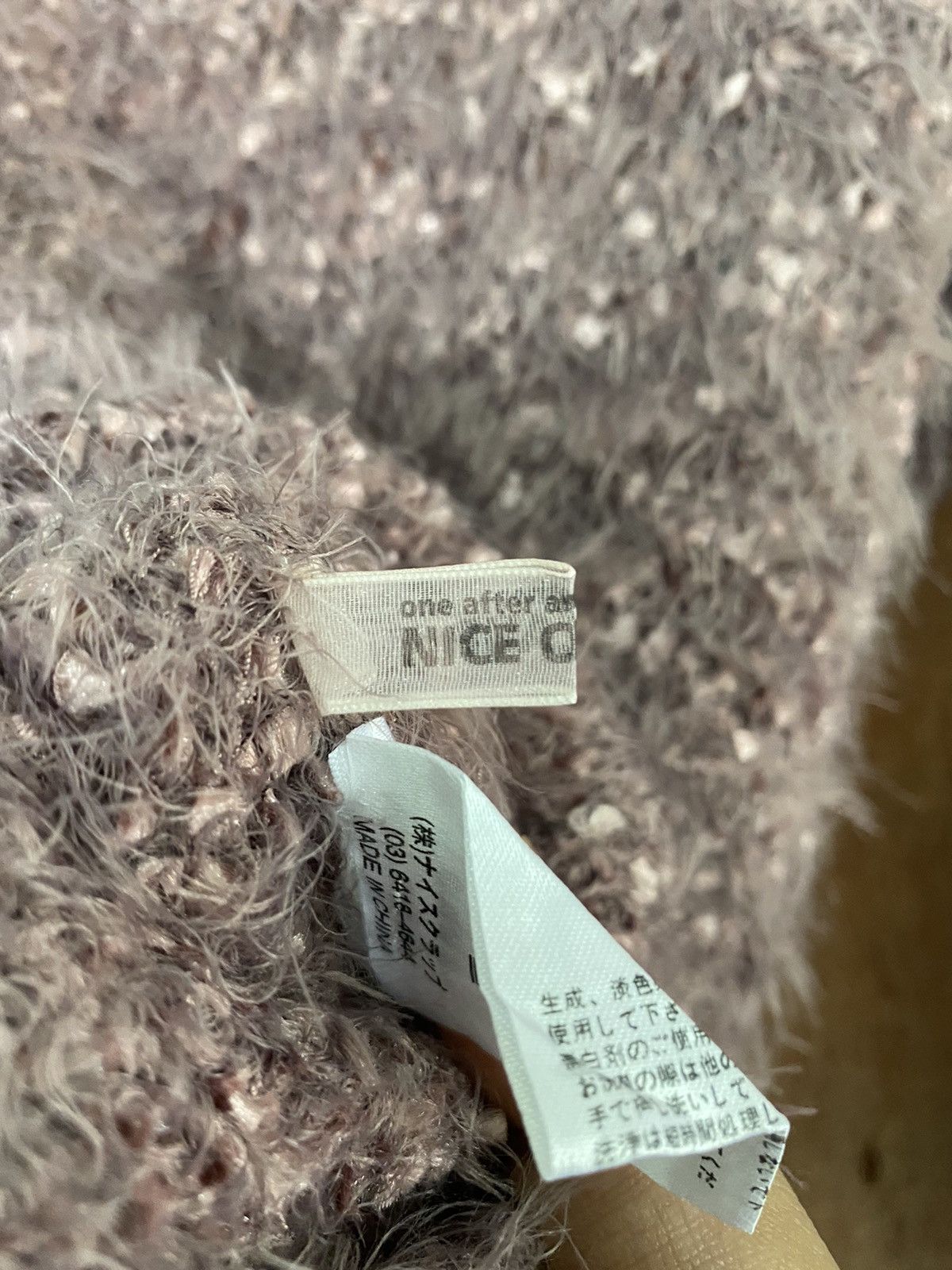 Homespun Knitwear Nice Claup Purple Shag Shaggy Fur Mohair Knitwear #B564 Size S / US 4 / IT 40 - 8 Thumbnail
