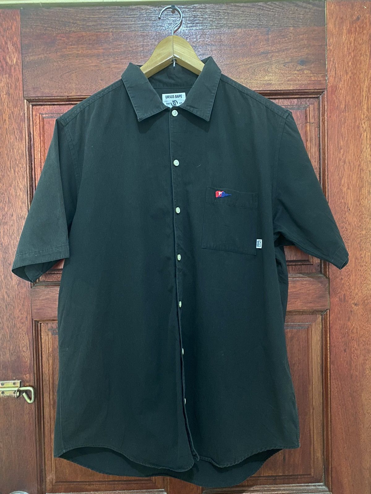 Bape URSUS BAPE BUTTON UP S/S SHIRT Size US XL / EU 56 / 4 - 1 Thumbnail