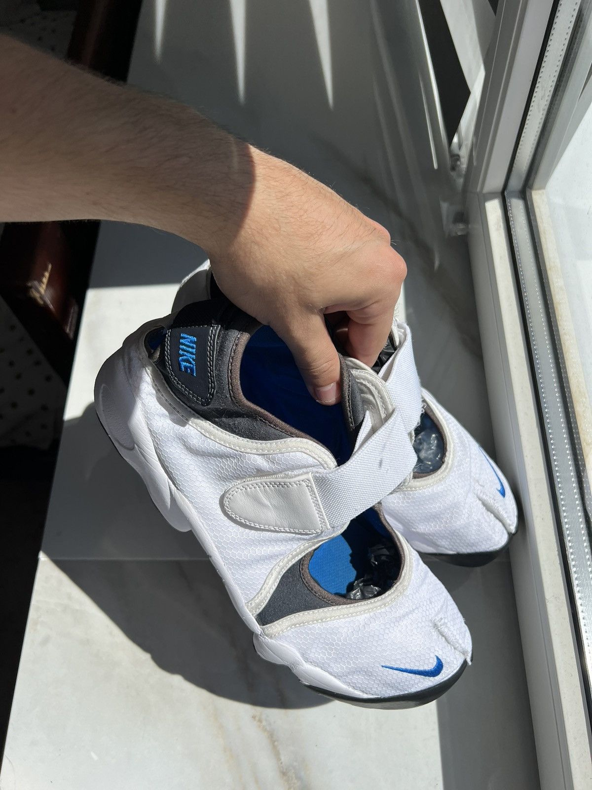 Japanese Brand × Nike × Vintage Y2K Vintage Nike Air Rift Tabi Ninja Shoes Sandals Size US 9.5 / EU 42-43 - 3 Thumbnail