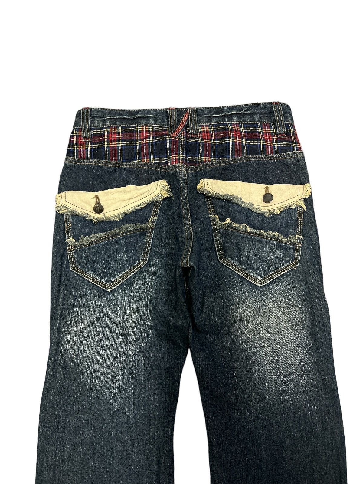 Japanese Brand × Vintage FLARED💥JACK SERIKA DISTRESSED DENIM PANT Size US 28 / EU 44 - 7 Thumbnail