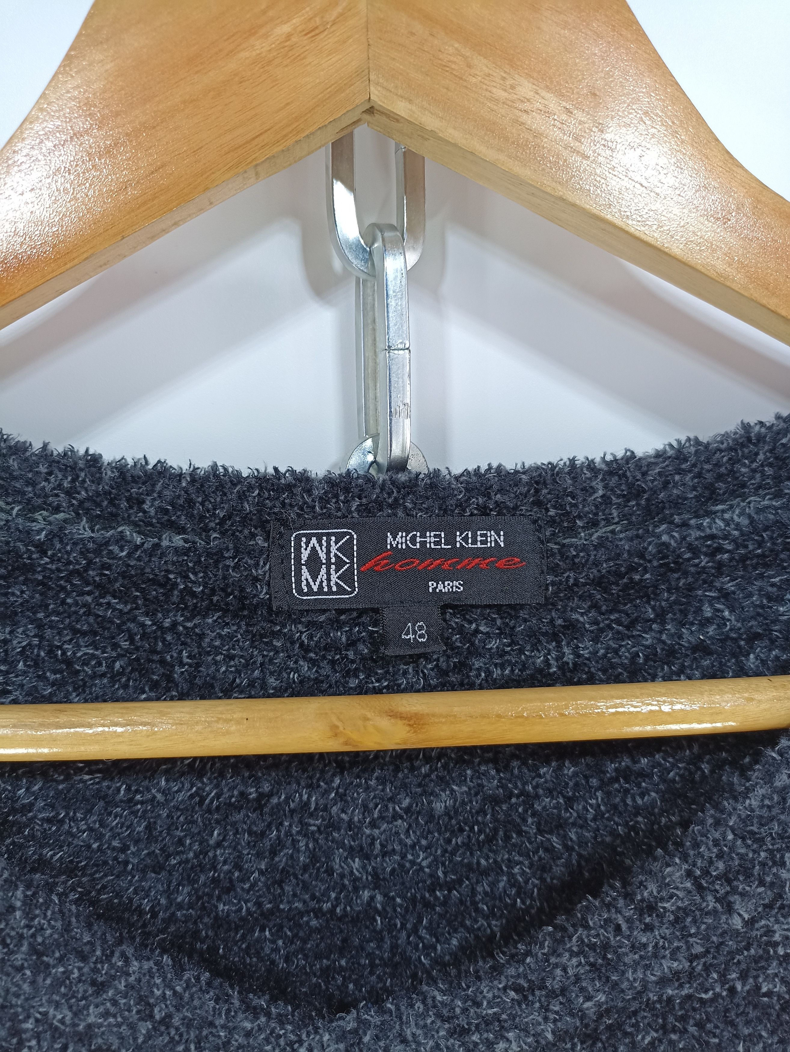 Designer × Japanese Brand × Michel Klein Michel Klein Fleece Sweater Size US M / EU 48-50 / 2 - 5 Thumbnail