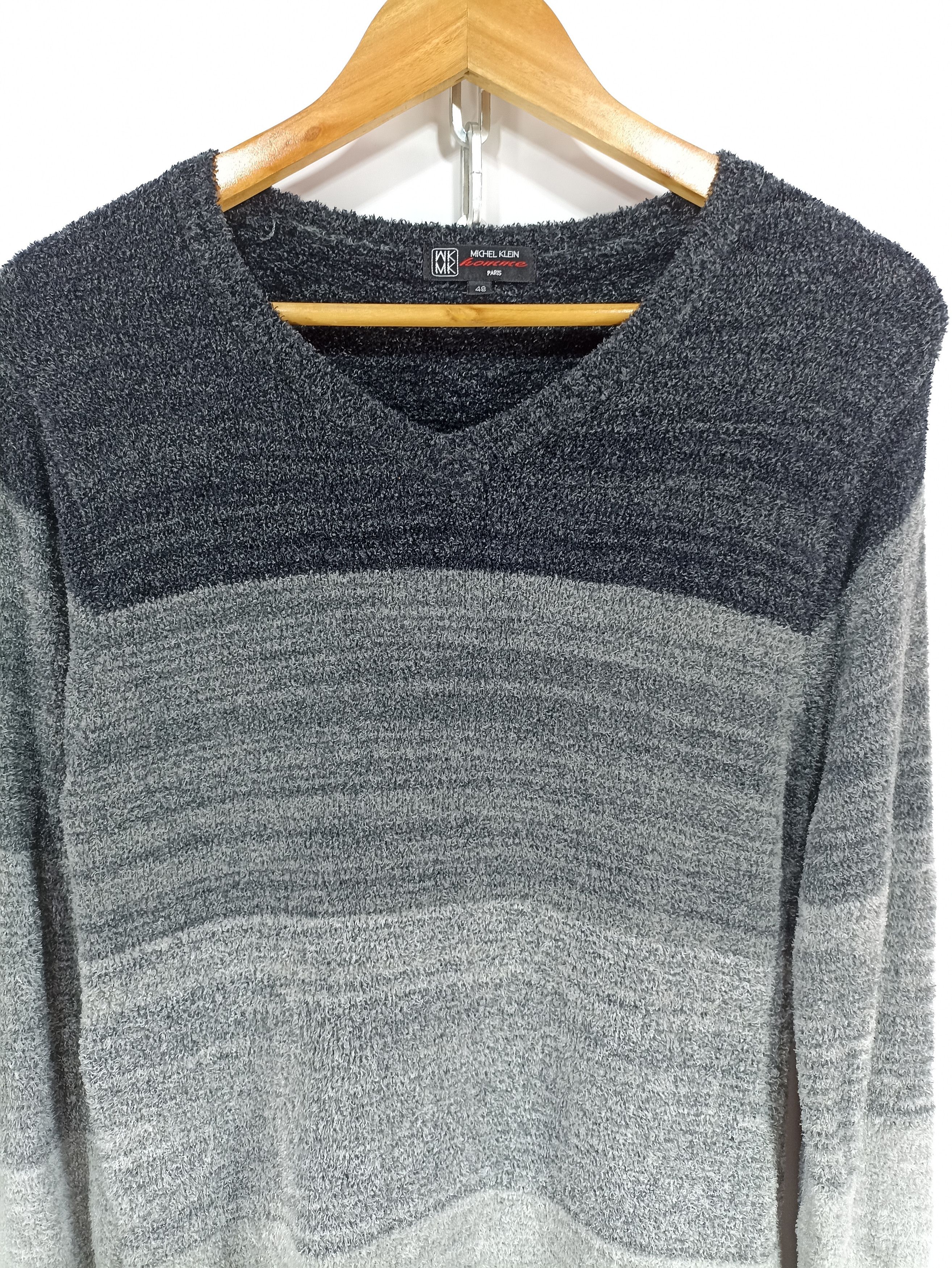 Designer × Japanese Brand × Michel Klein Michel Klein Fleece Sweater Size US M / EU 48-50 / 2 - 3 Thumbnail