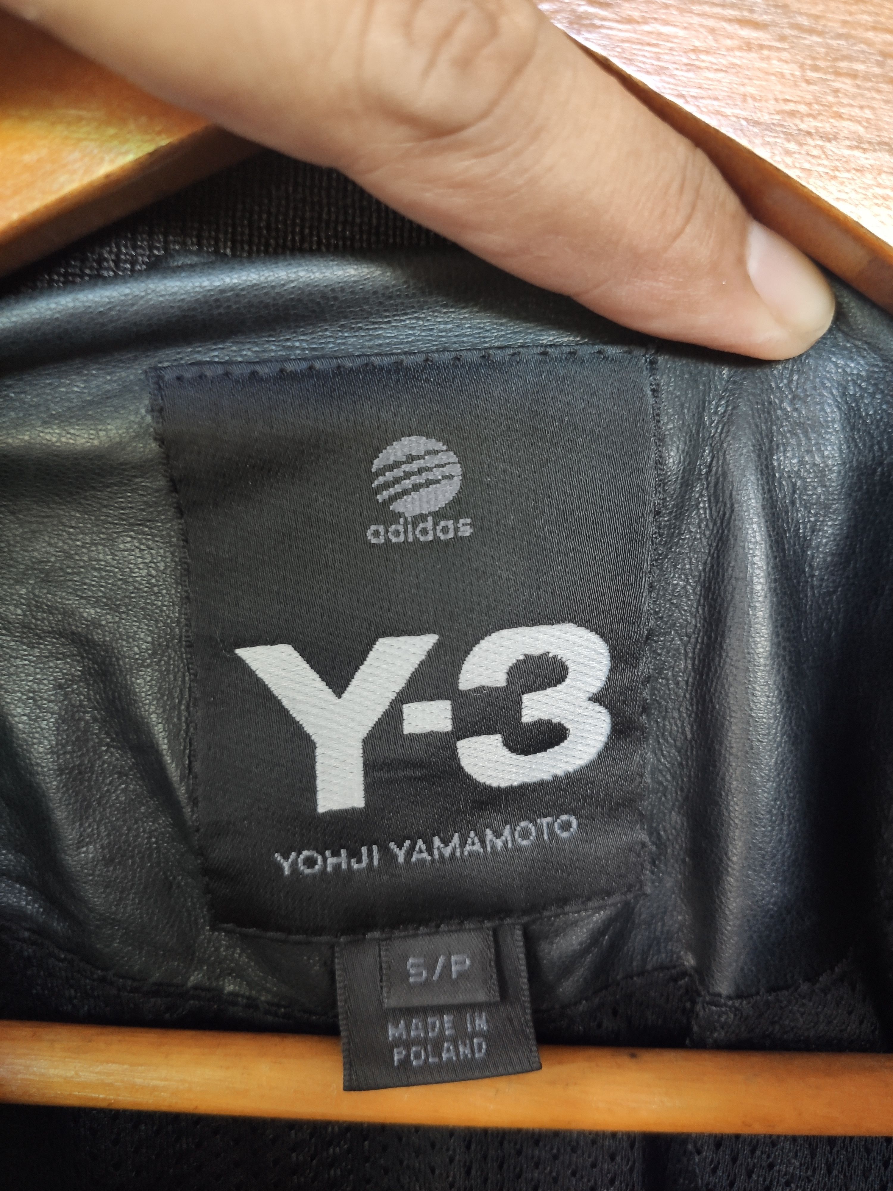 Y-3 Adidas Y-3 leather jacket Yohji Yamamoto Size US S / EU 44-46 / 1 - 13 Thumbnail