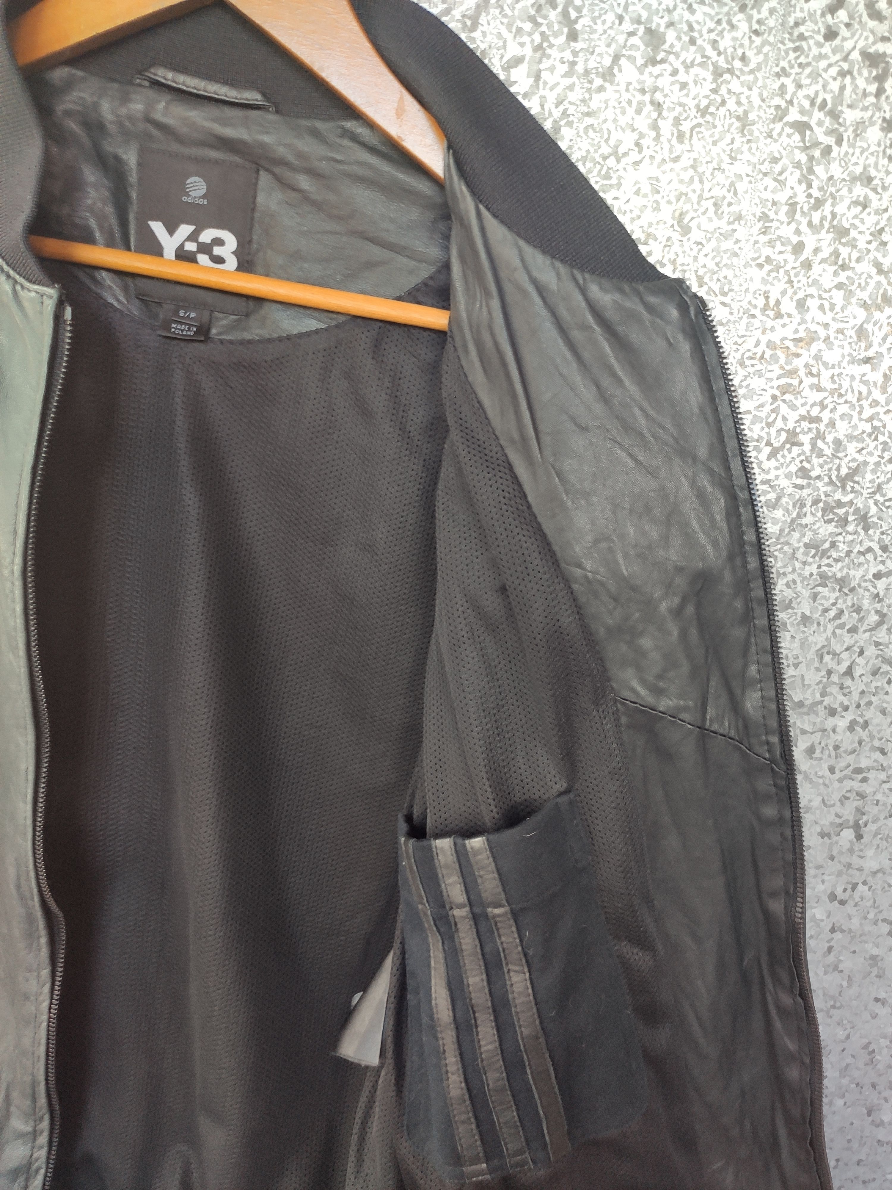 Y-3 Adidas Y-3 leather jacket Yohji Yamamoto Size US S / EU 44-46 / 1 - 3 Thumbnail