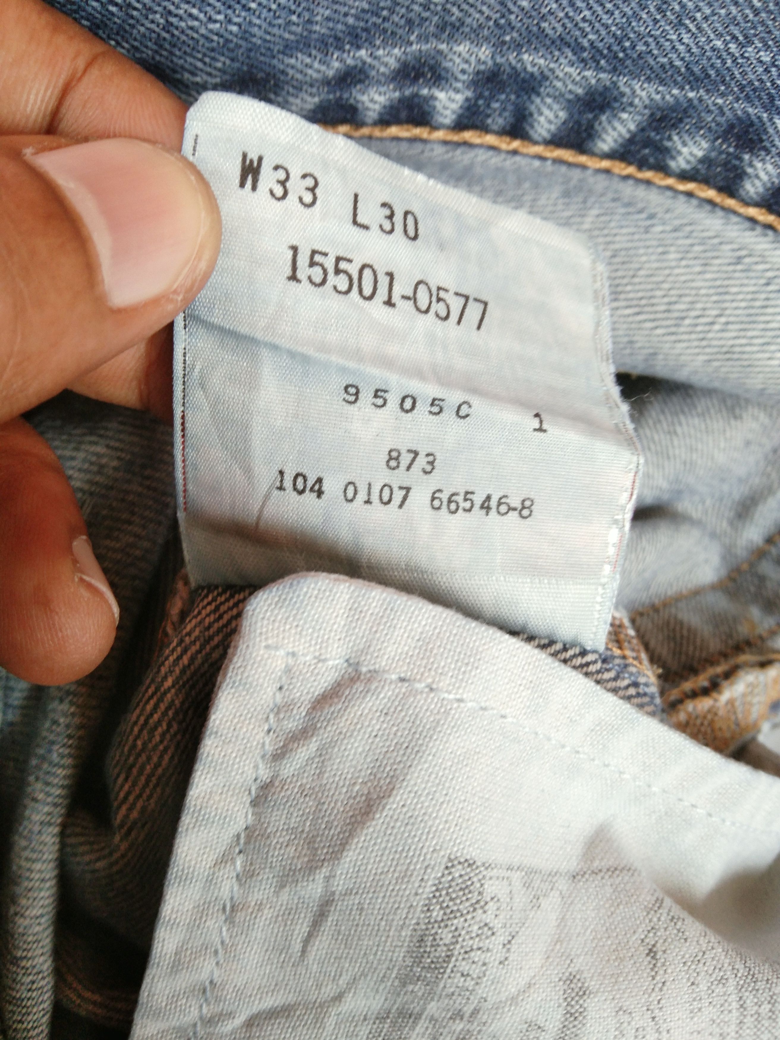Levi's × Vintage Vintage Levi's 501 Blue Washed Straight Leg Jeans 32x29 Size US 32 / EU 48 - 8 Thumbnail