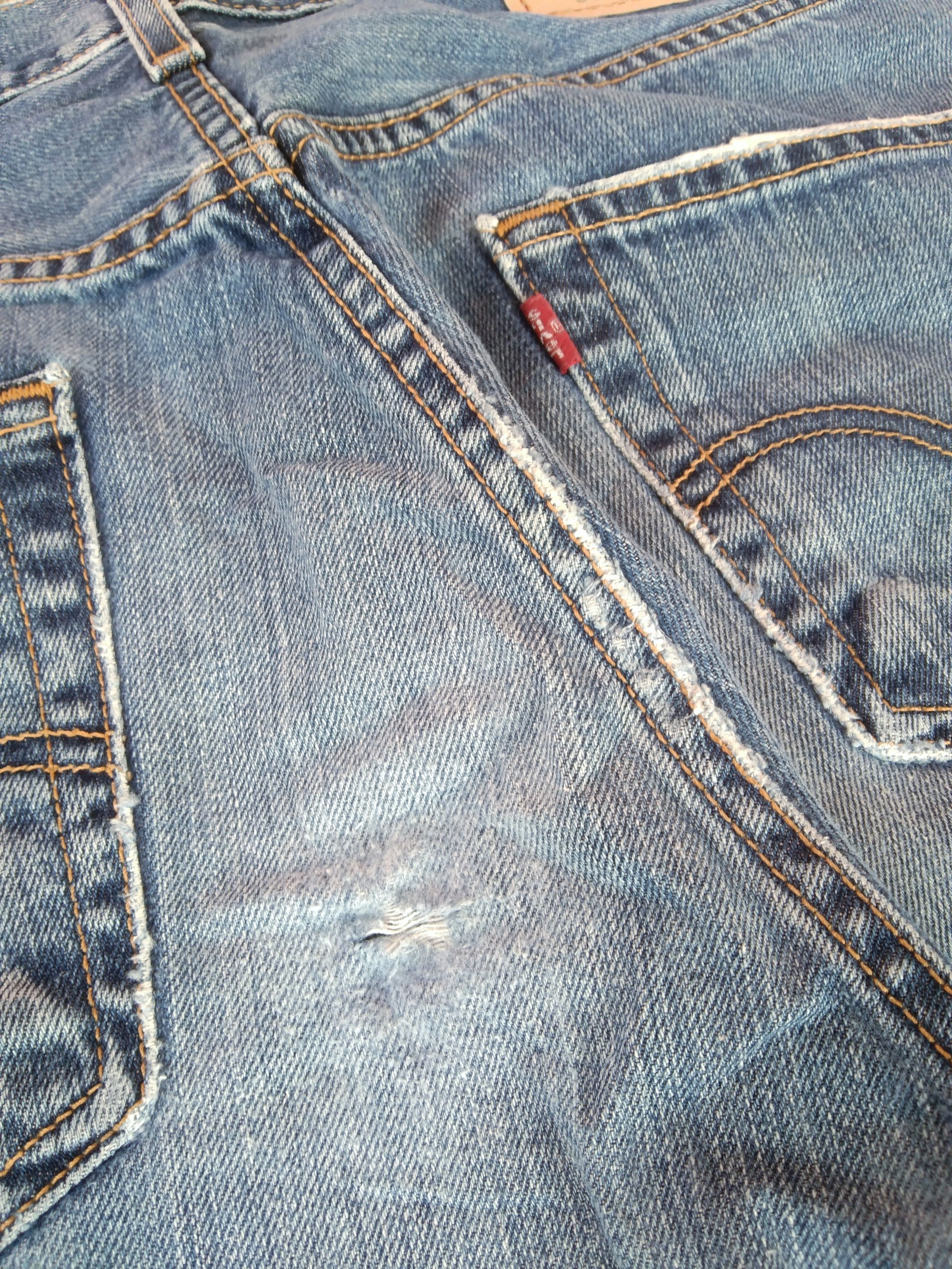 Levi's × Vintage Vintage Levi's 501 Blue Washed Straight Leg Jeans 32x29 Size US 32 / EU 48 - 4 Thumbnail