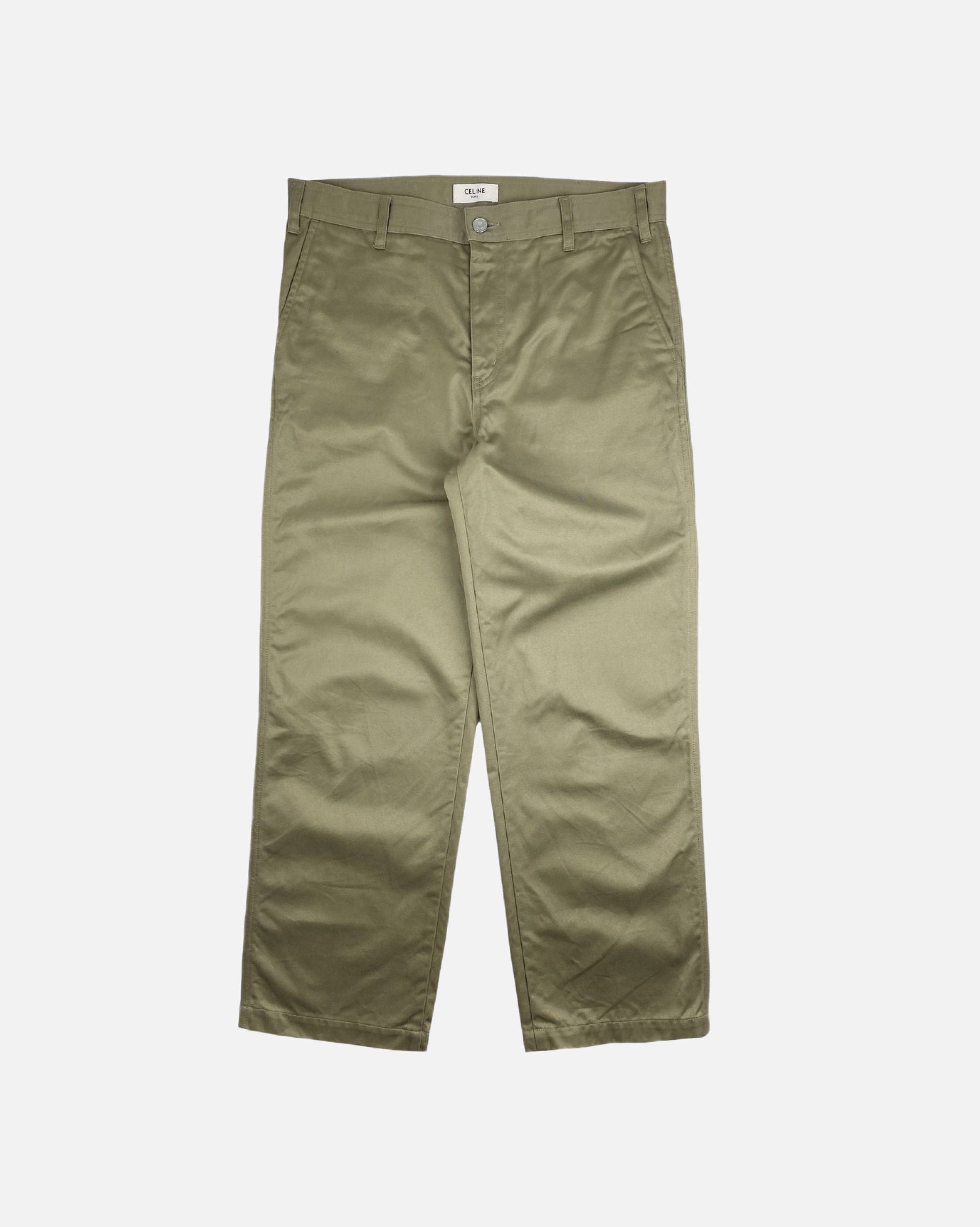 image of Celine Fw19 Beige Chino Pants, Men's (Size 32)