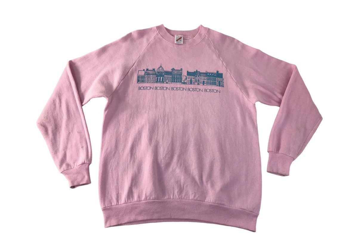 Vintage Vintage Sweatshirt Picture Boston High Tide Design Size US L / EU 52-54 / 3 - 1 Thumbnail