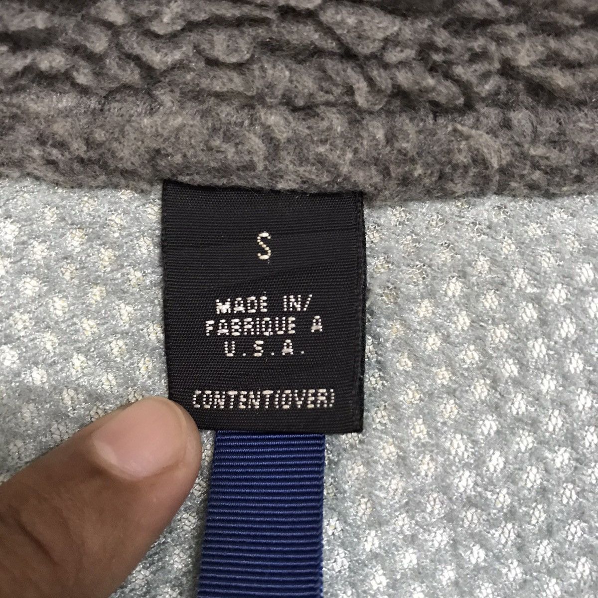 Patagonia Vtg Patagonia Deep Pile Fleece Membrane Jacket Made in Usa Size US S / EU 44-46 / 1 - 12 Thumbnail