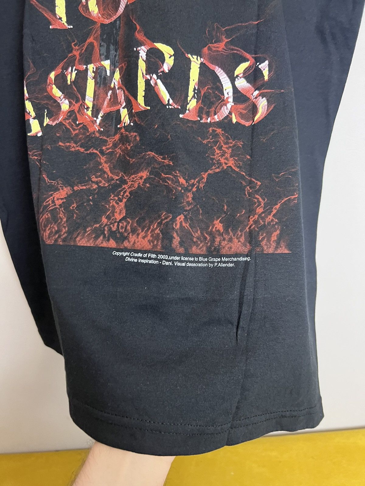 Band Tees × Vintage Vintage Cradle Of Filth Black Metal For Bastard Band Tee 00s Size US M / EU 48-50 / 2 - 6 Thumbnail