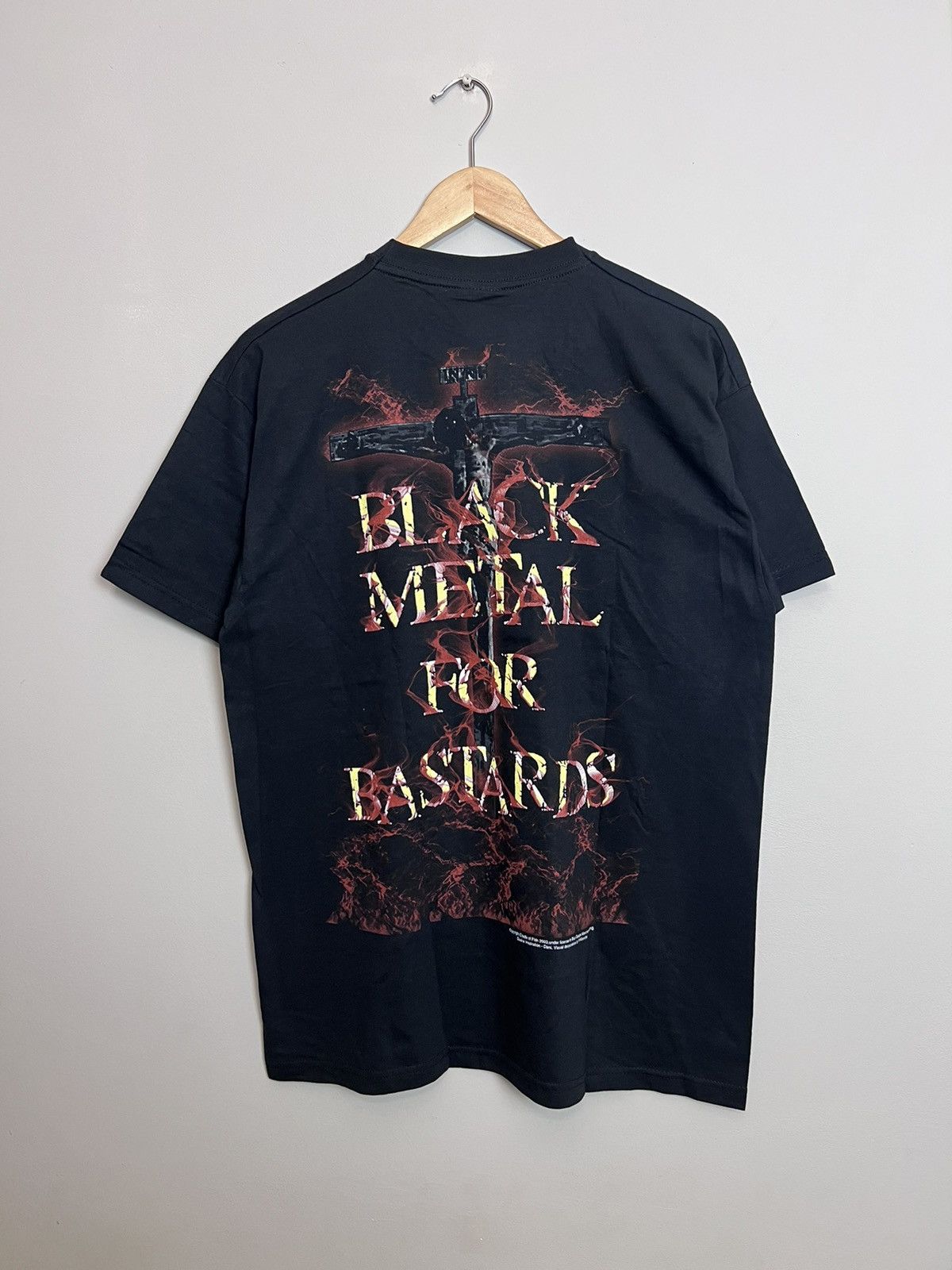 Band Tees × Vintage Vintage Cradle Of Filth Black Metal For Bastard Band Tee 00s Size US M / EU 48-50 / 2 - 2 Thumbnail