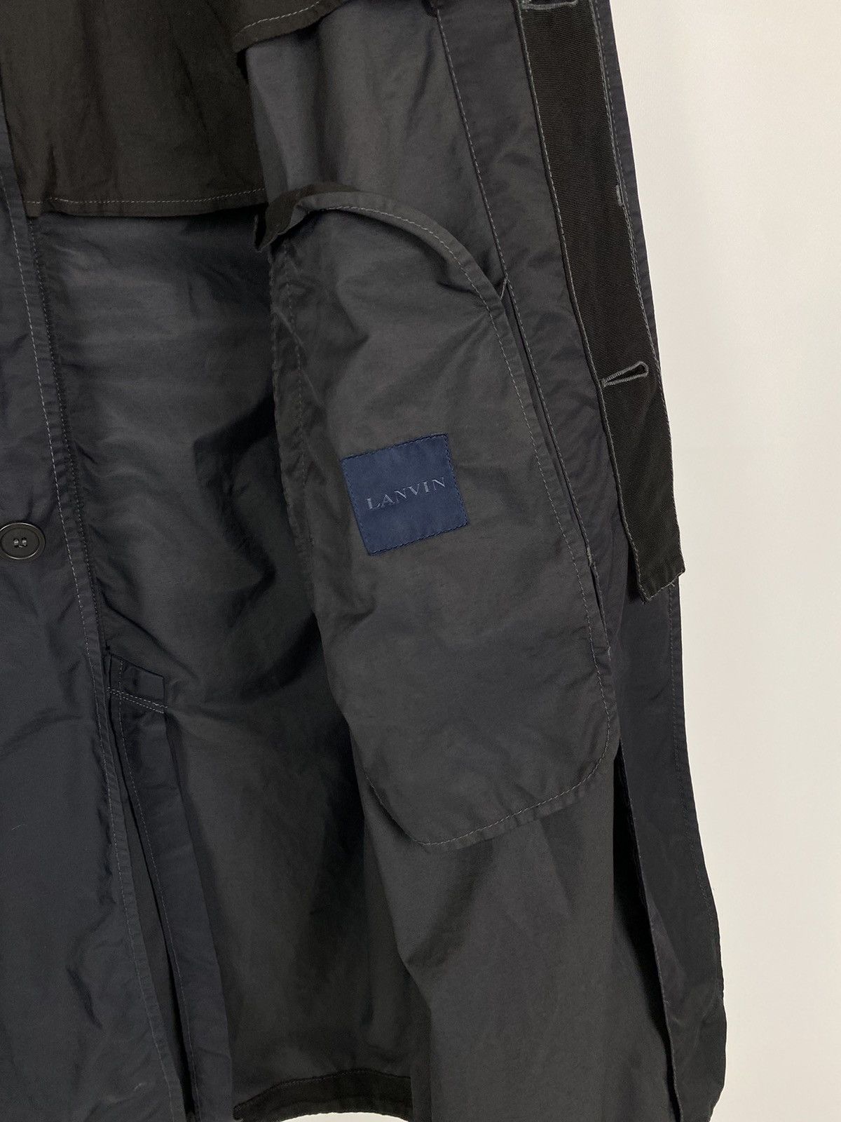 Lanvin Lanvin Trench Nylon Coat Jacket Size US S / EU 44-46 / 1 - 13 Thumbnail