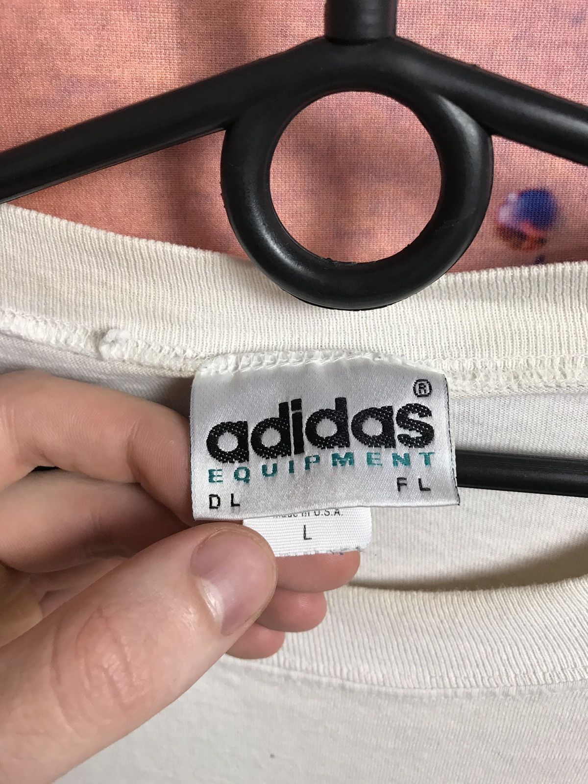 Adidas × Vintage Vintage Adidas Equipment streetwear tee Size US L / EU 52-54 / 3 - 4 Thumbnail