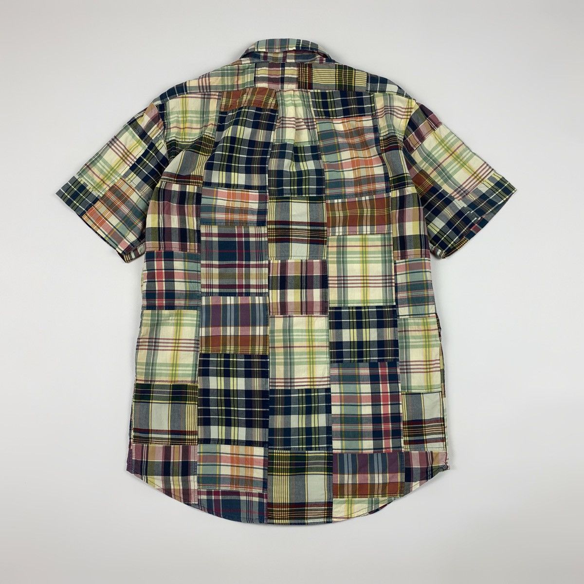 Polo Ralph Lauren × Vintage Vintage Polo Ralph Lauren Patchwork Short Sleeve Shirt Size US M / EU 48-50 / 2 - 11 Thumbnail