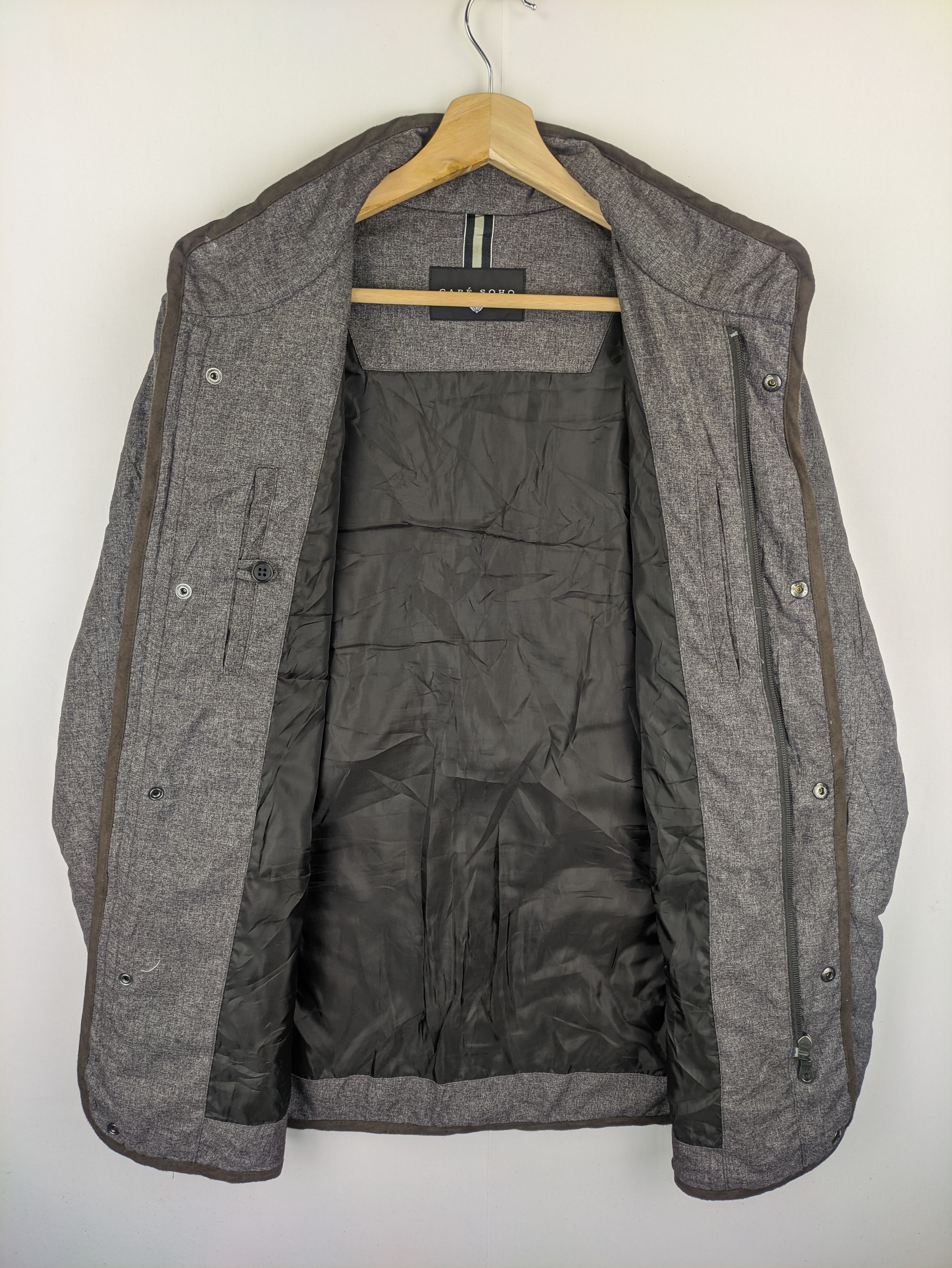 Japanese Brand Steals🔥Vintage Quilted Jacket by Cafe Soho Size US M / EU 48-50 / 2 - 5 Thumbnail