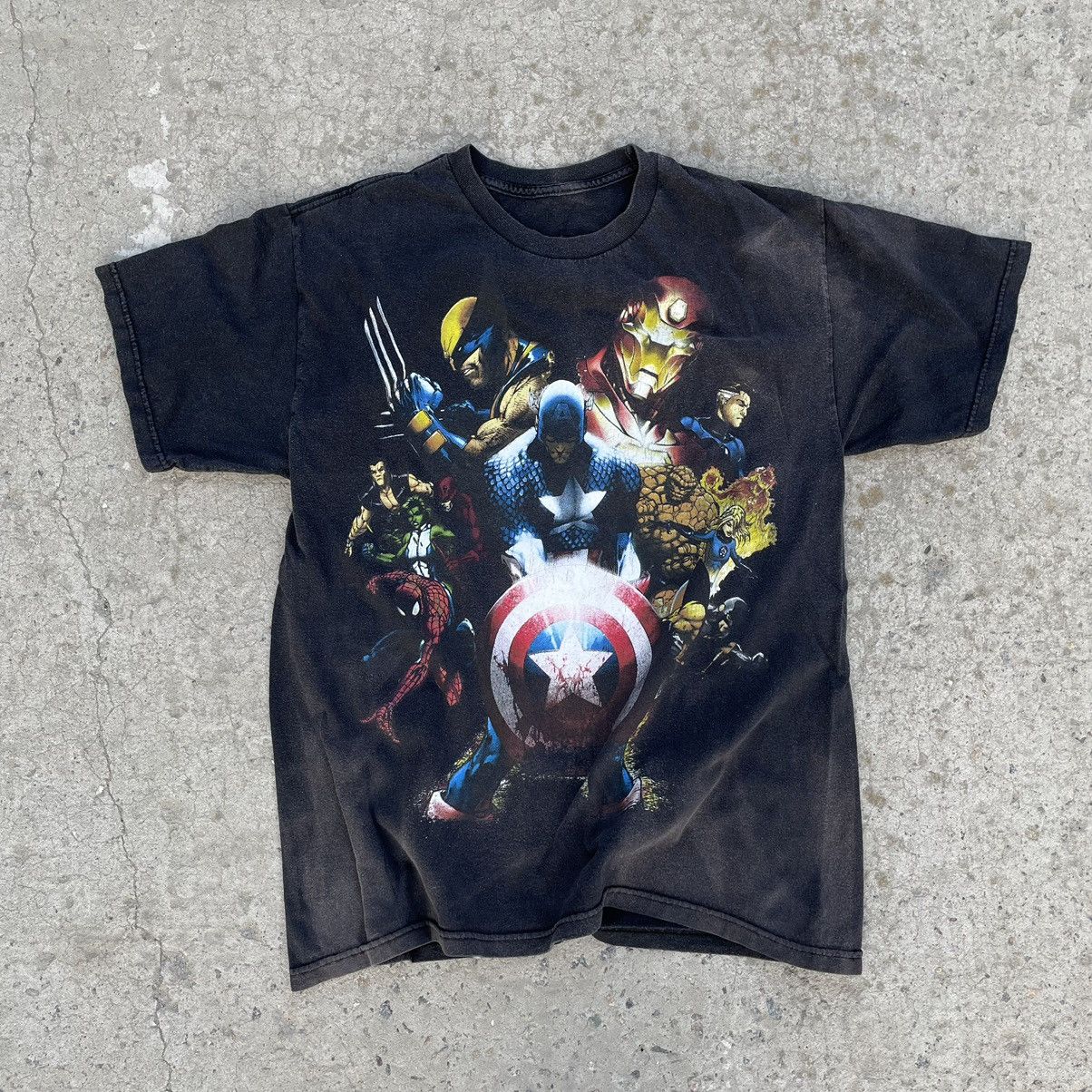 Marvel Comics Vintage Marvel T-shirts Big Logo 90s Streetwear Size US M / EU 48-50 / 2 - 2 Thumbnail