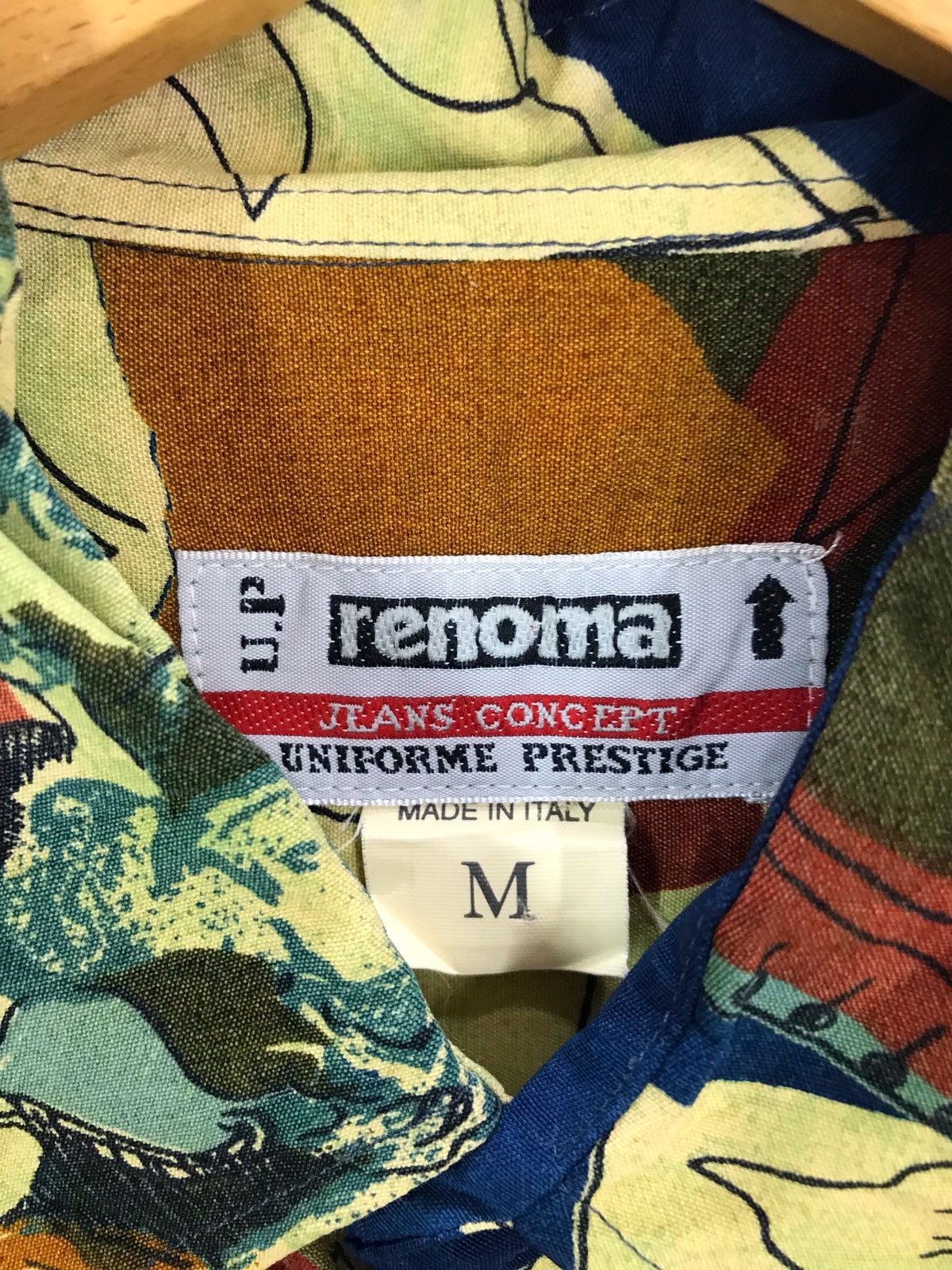 Renoma Rare Vintage UP RENOMA Oversize Oxfords Novelty Psychedelic Size US M / EU 48-50 / 2 - 6 Thumbnail