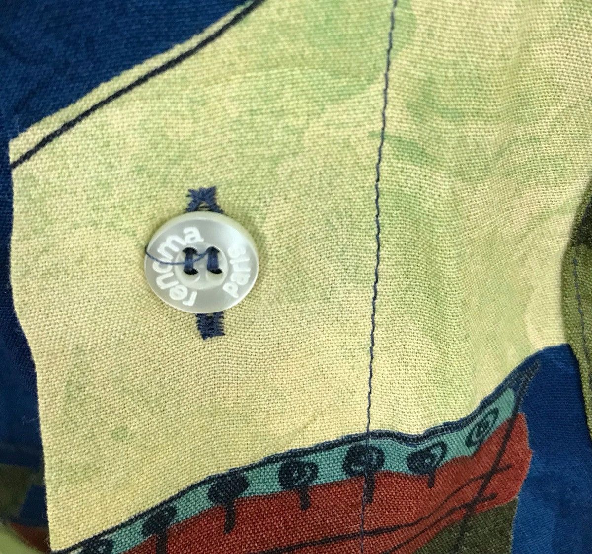 Renoma Rare Vintage UP RENOMA Oversize Oxfords Novelty Psychedelic Size US M / EU 48-50 / 2 - 7 Thumbnail