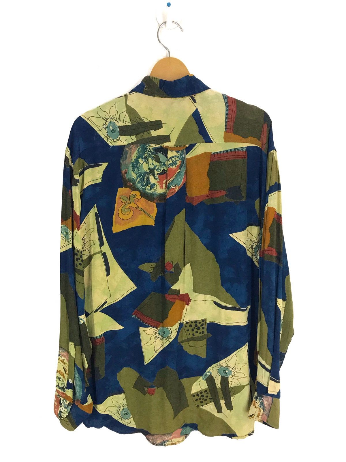 Renoma Rare Vintage UP RENOMA Oversize Oxfords Novelty Psychedelic Size US M / EU 48-50 / 2 - 8 Thumbnail