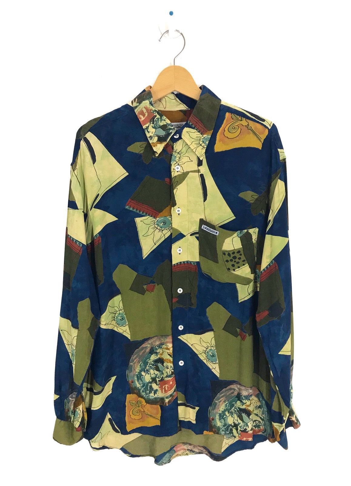 Renoma Rare Vintage UP RENOMA Oversize Oxfords Novelty Psychedelic Size US M / EU 48-50 / 2 - 1 Thumbnail