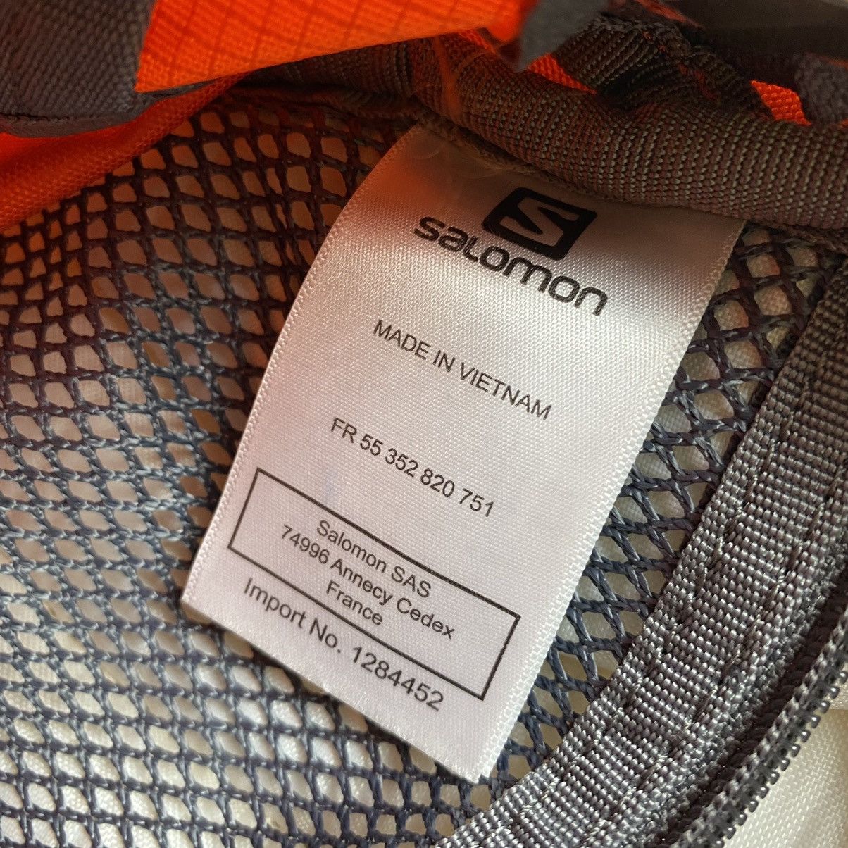 Salomon Salomon Brick Orange Nylon Crossbody/Waist Bag Size ONE SIZE - 10 Thumbnail