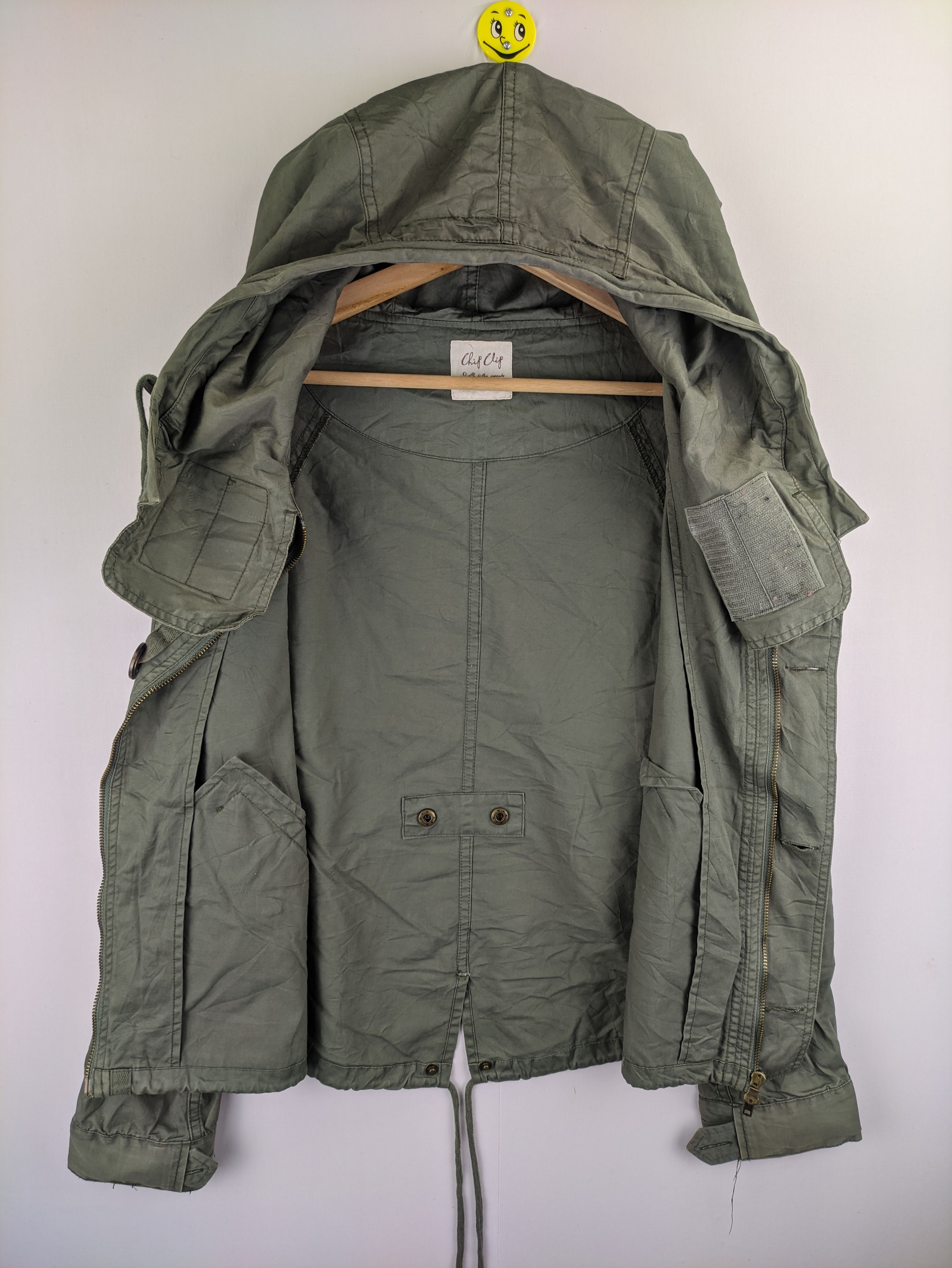 Japanese Brand × Vintage Steals🔥Vintage Fish Tail Parka Cropped by Chip Clip Size M / US 6-8 / IT 42-44 - 5 Thumbnail