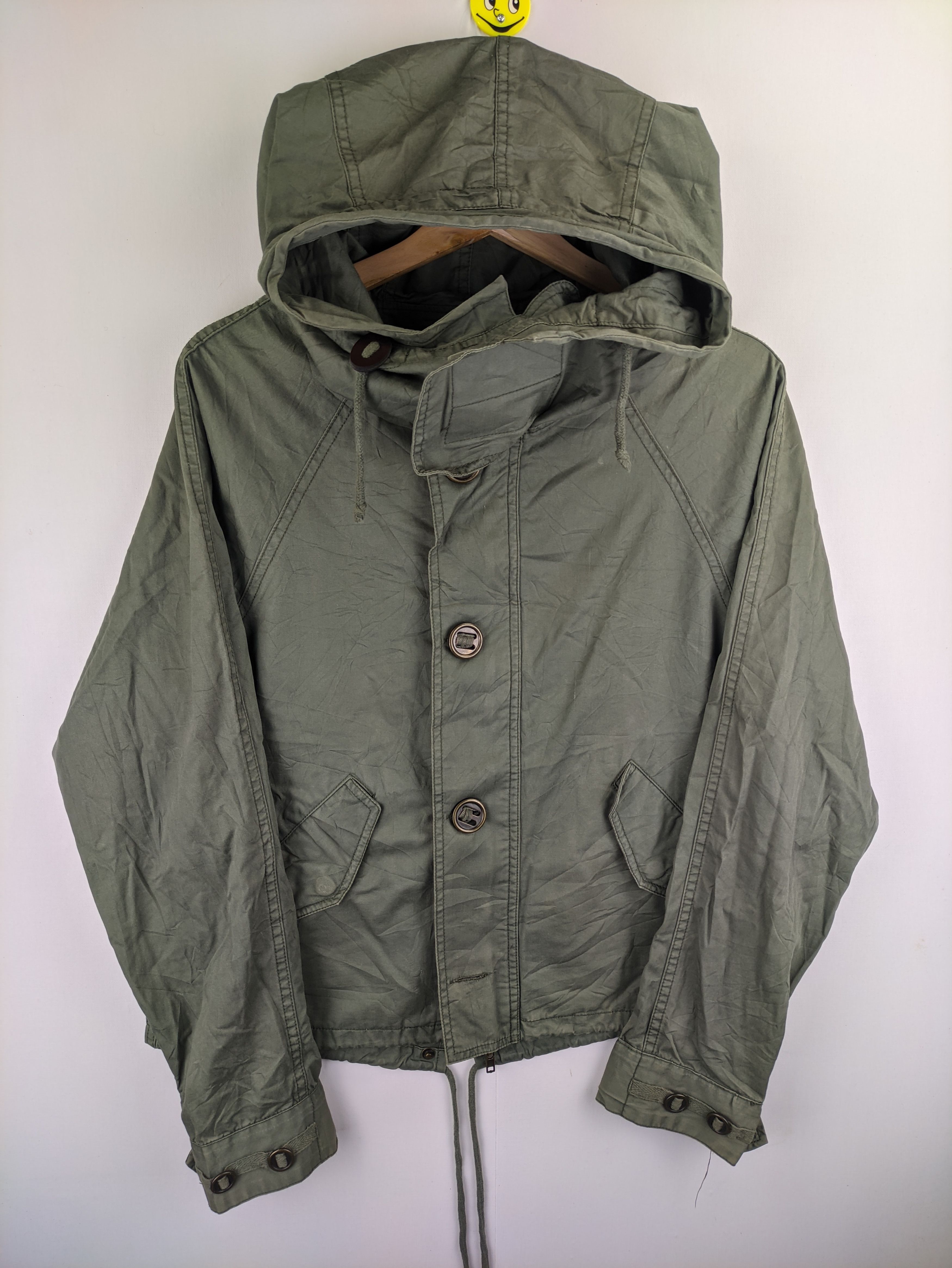 Japanese Brand × Vintage Steals🔥Vintage Fish Tail Parka Cropped by Chip Clip Size M / US 6-8 / IT 42-44 - 1 Thumbnail
