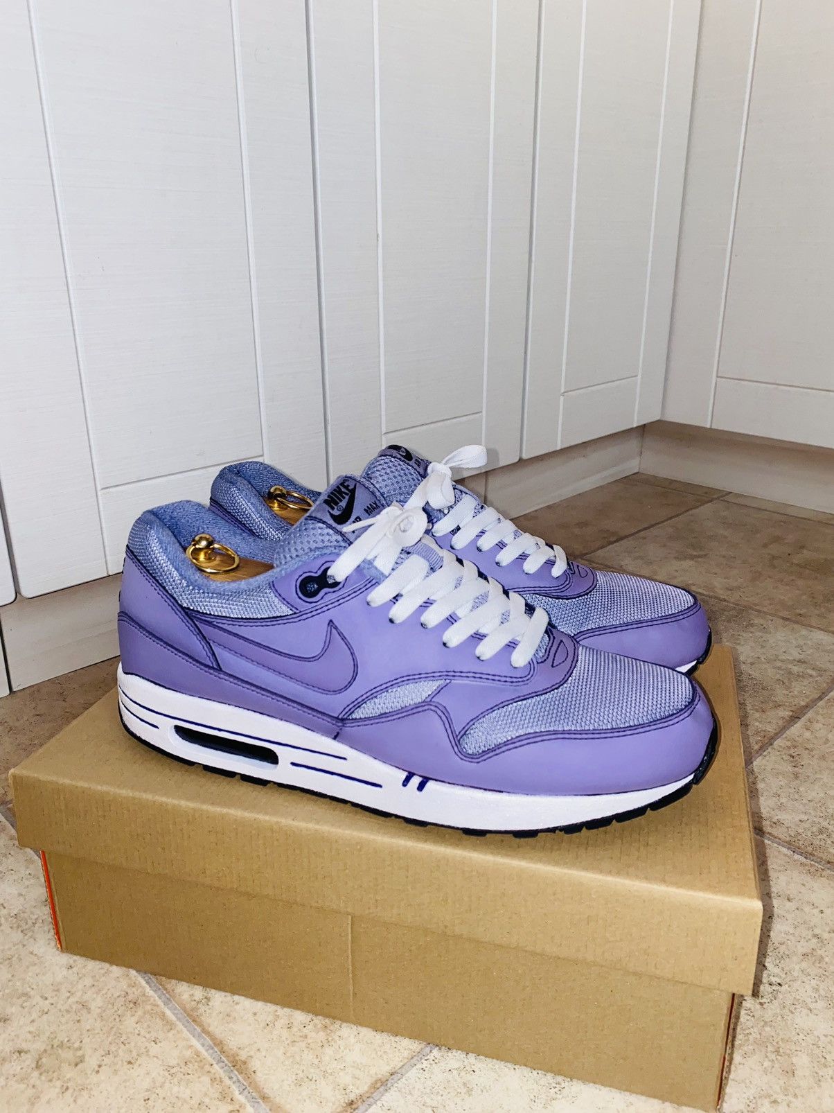 Nike × Patta × Purple NikeLab Air Max1 DipDye 2015 Tn Bw Atmos Parra ACG Size US 10.5 / EU 43-44 - 4 Thumbnail