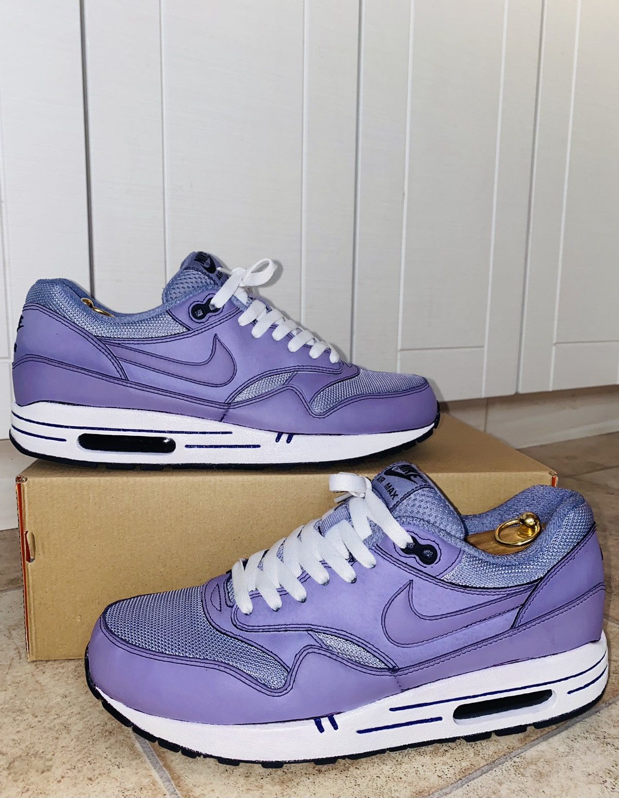Nike × Patta × Purple NikeLab Air Max1 DipDye 2015 Tn Bw Atmos Parra ACG Size US 10.5 / EU 43-44 - 5 Thumbnail