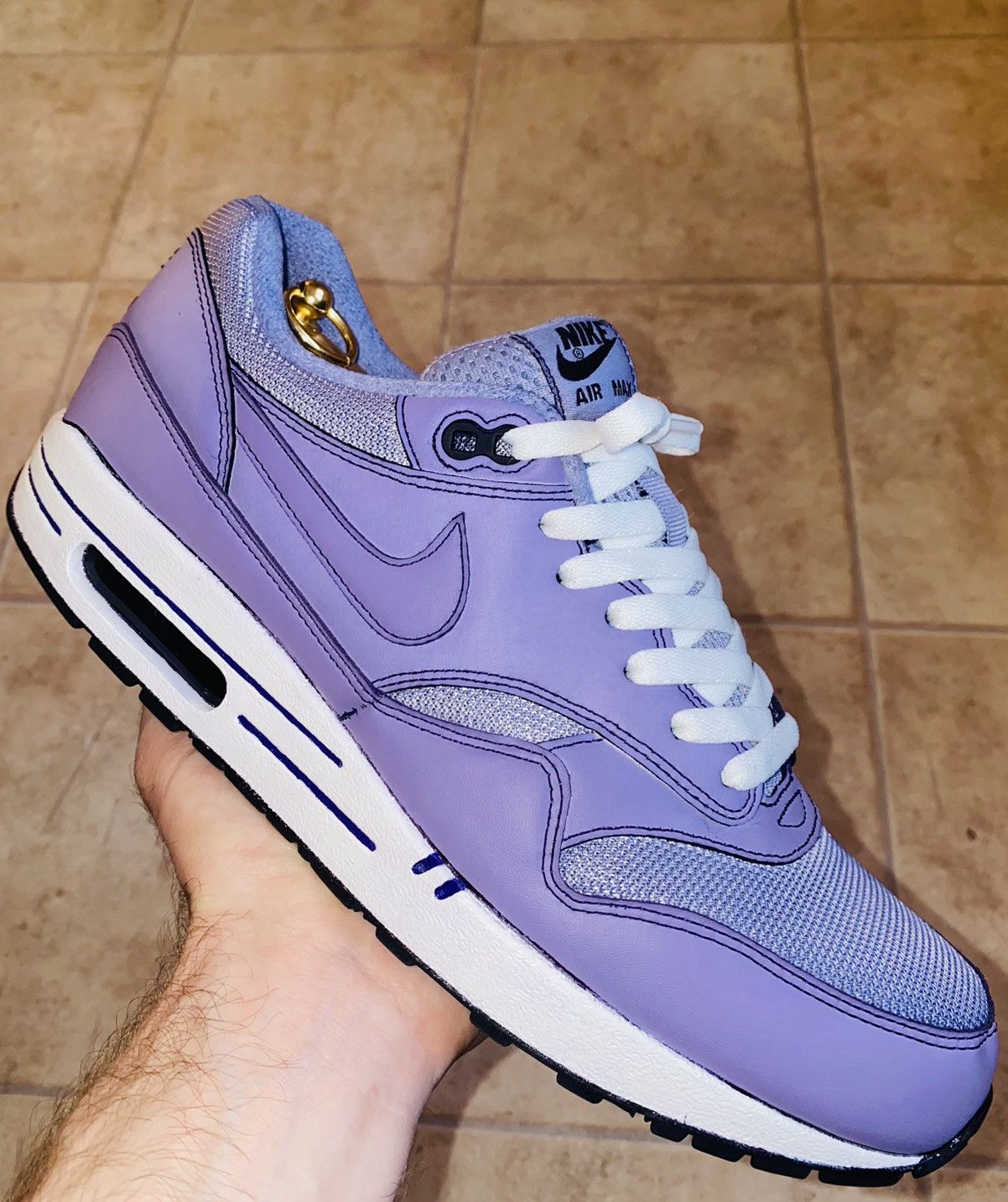 Nike × Patta × Purple NikeLab Air Max1 DipDye 2015 Tn Bw Atmos Parra ACG Size US 10.5 / EU 43-44 - 21 Thumbnail